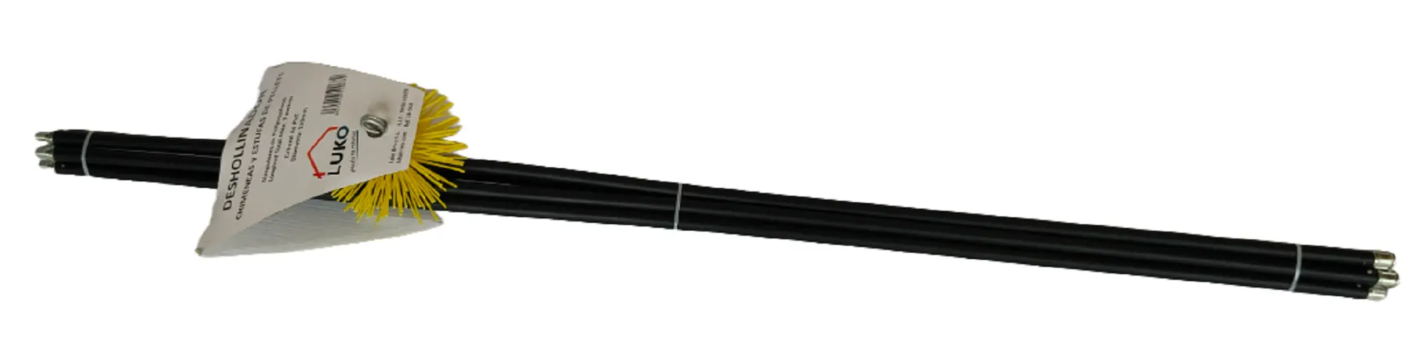 Deshollinador flexible luko de hasta 7 metros y 150mm de diámetro