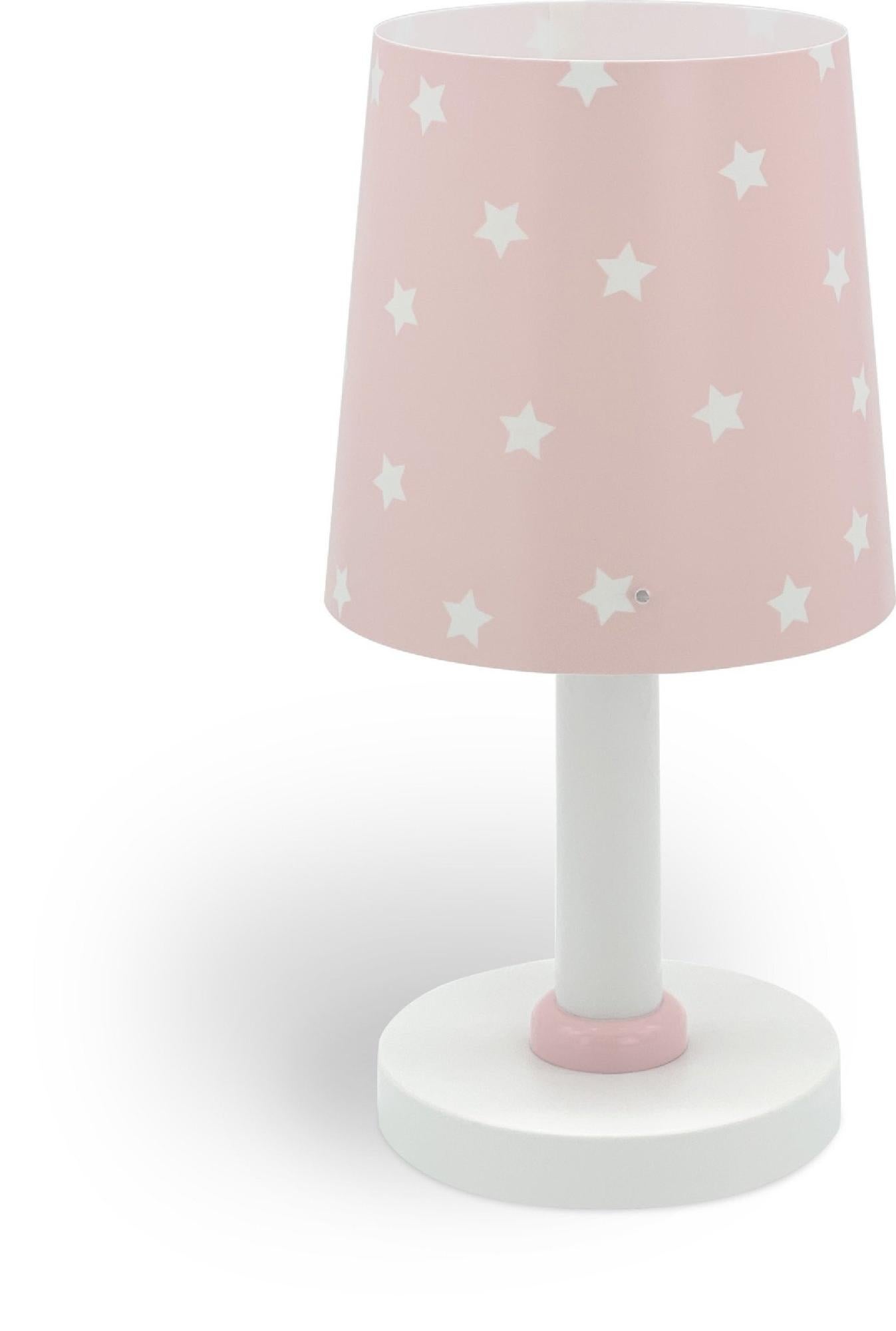Lámpara de mesa star light rosa e14