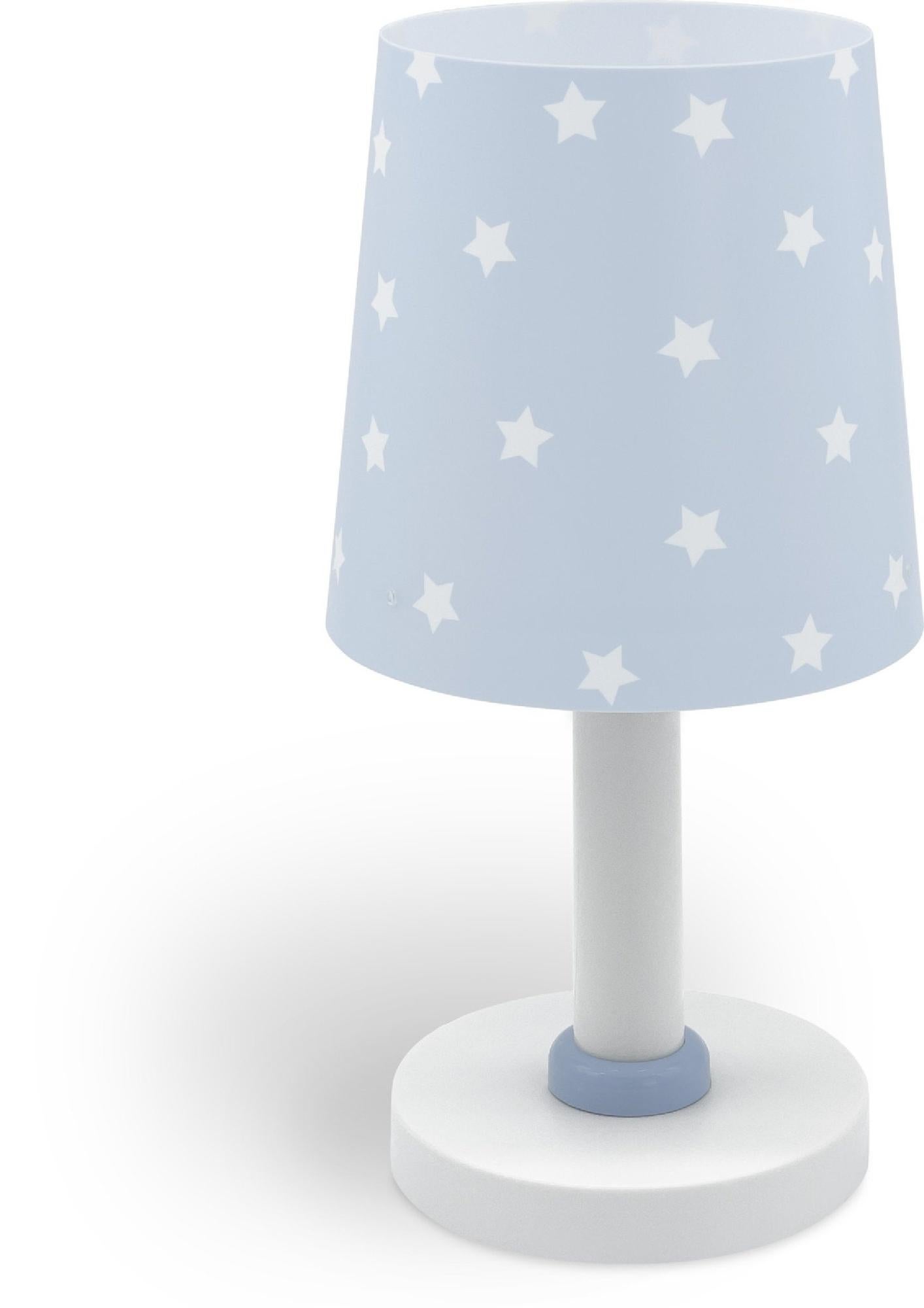 Lámpara de mesa star light azul e14