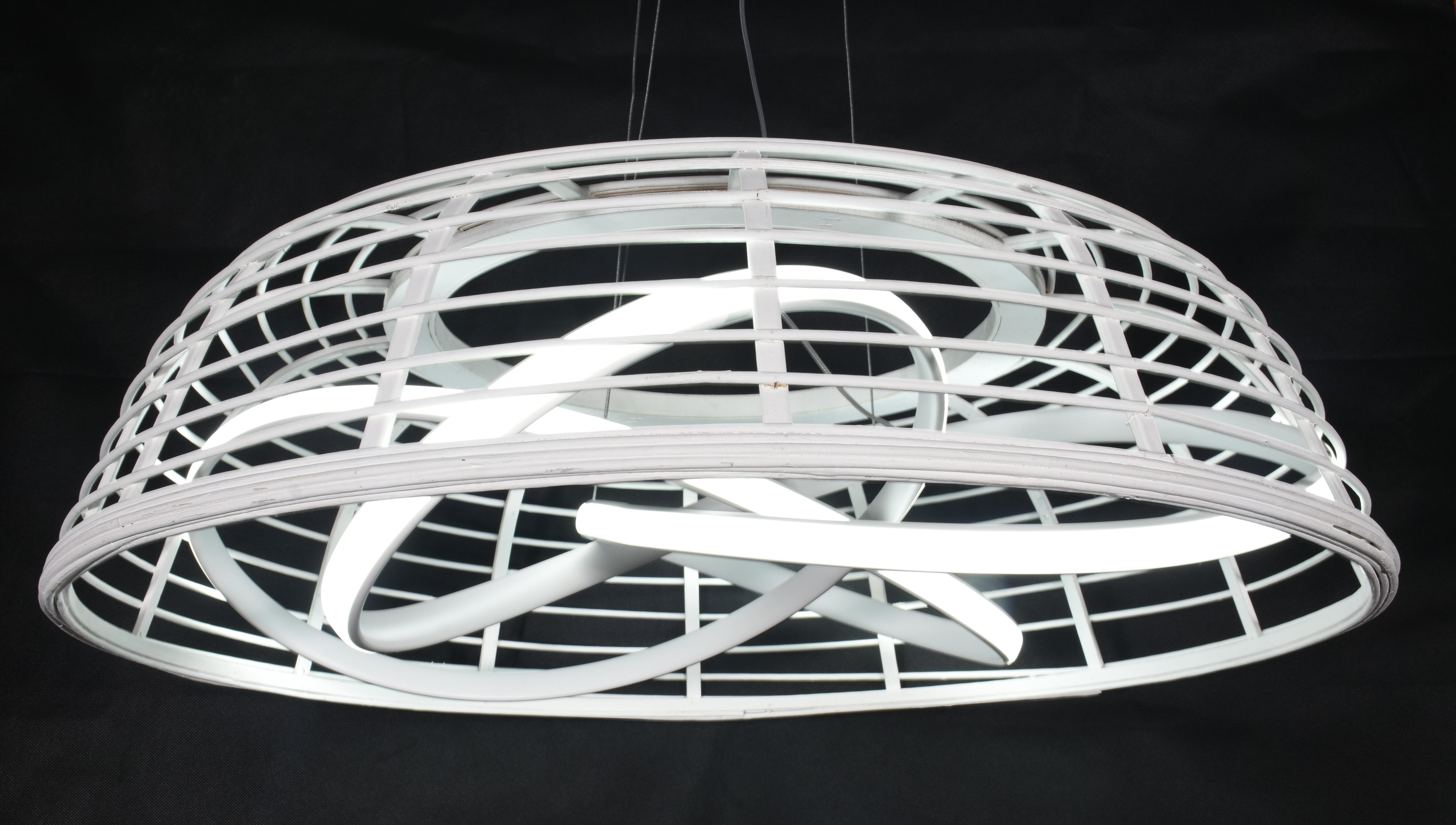 Lámpara de techo led duna 70w 4000k 65 cm de diámetro blanco