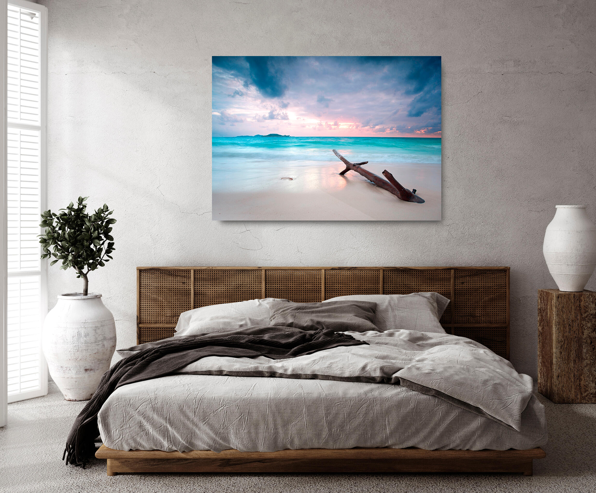 Plano pintura impresa alto brillo ancla 100x140cm