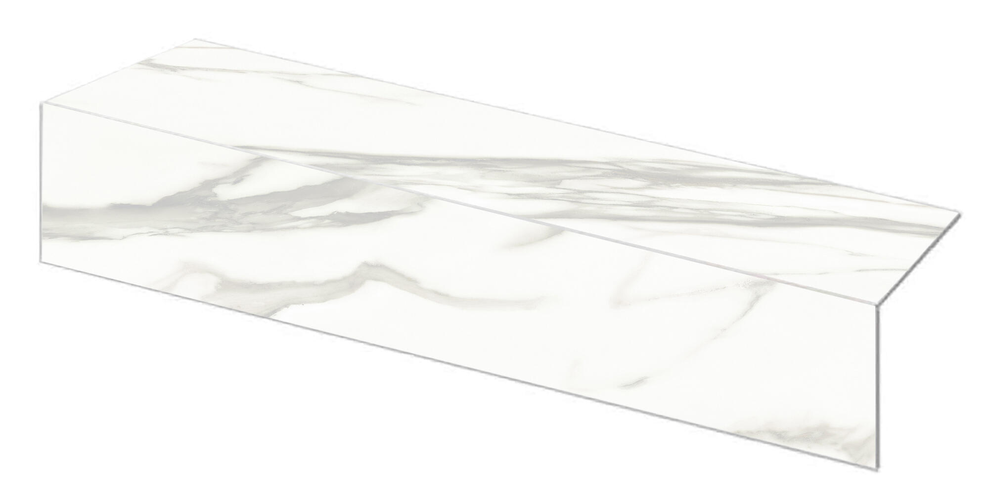 Perfil de aluminio angular 15x15 mm marble