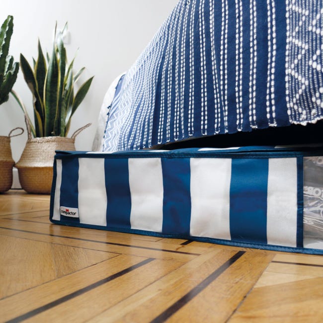 Bajo cama con 12 huecos de 15x76x60 cm