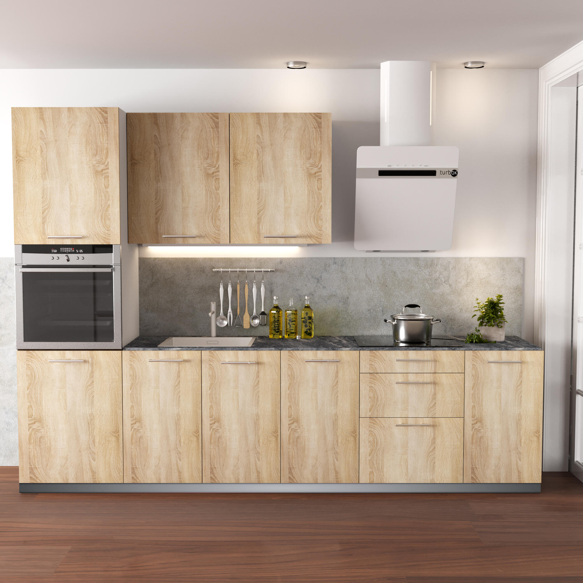 Madera y metal: la combinación perfecta para la cocina