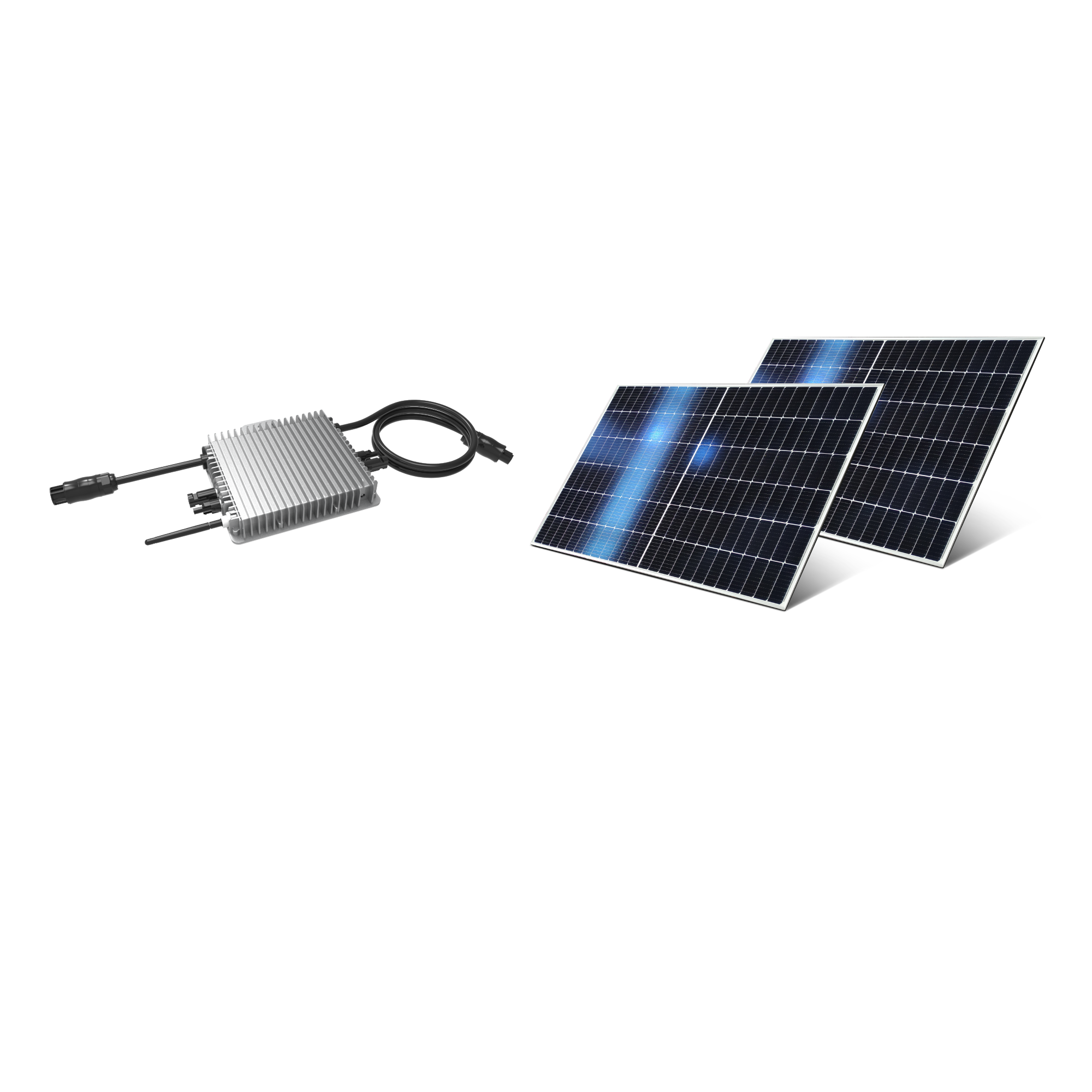 Kit Panel Portable AS SOLAR 330W Tier 1 Policristalino / Microinversor /  Enchufe a corriente