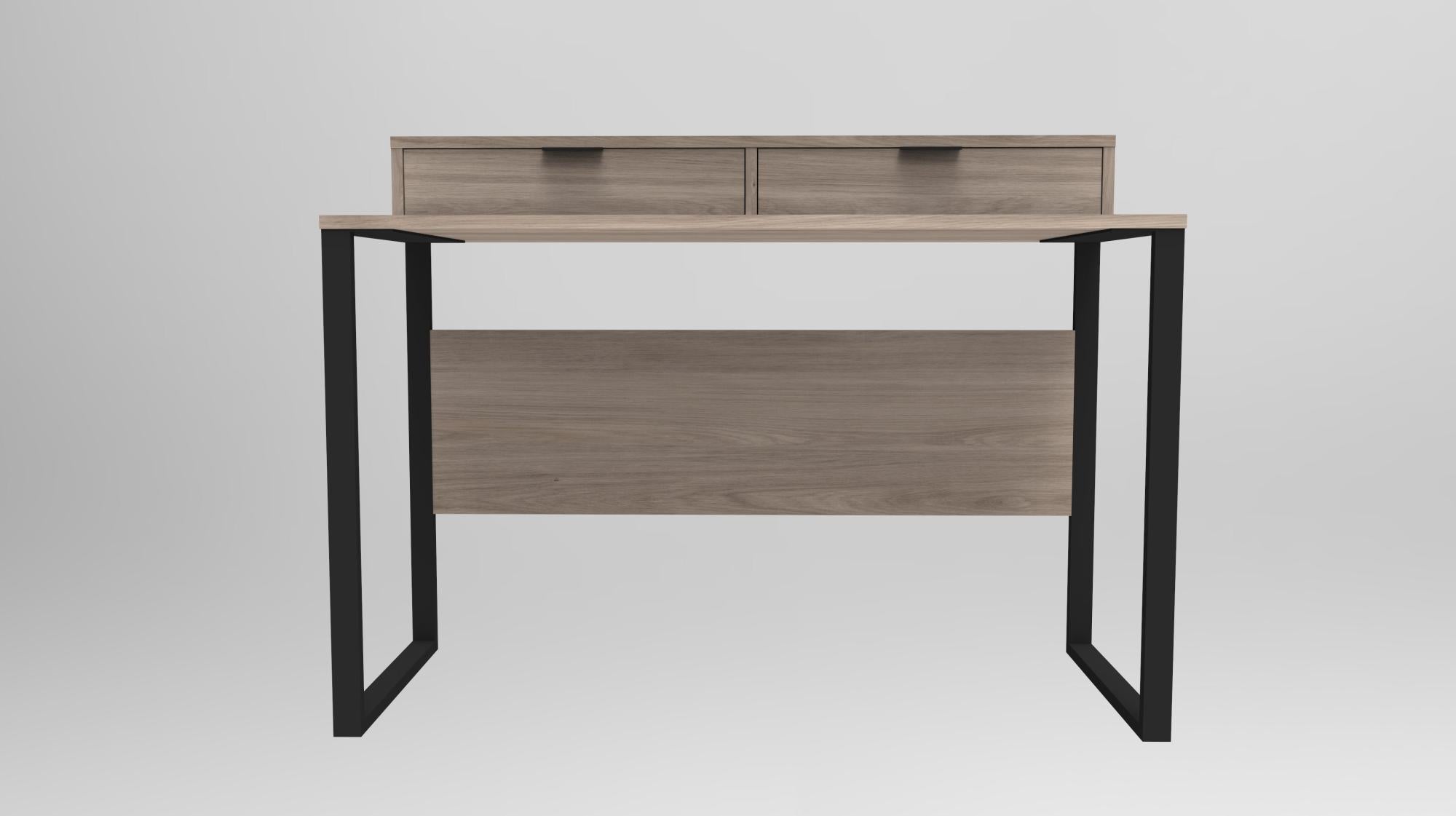 Mesa escritorio Square roble claro 120x50x75 cm Leroy Merlin