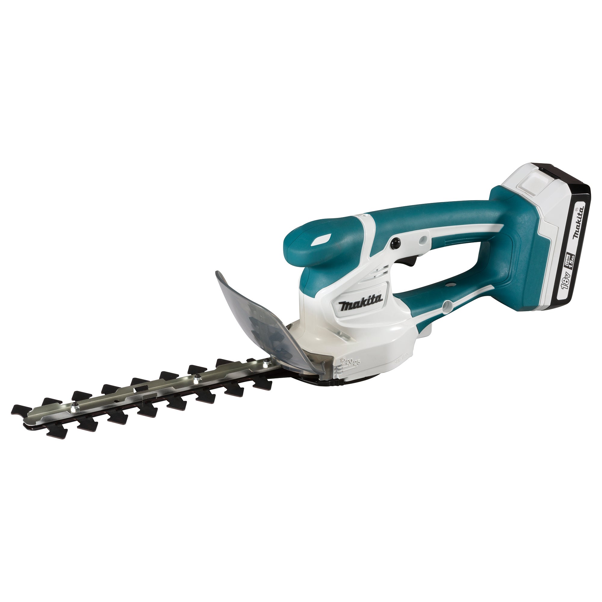 Tijera de césped a una mano makita um110dwyx de ion litio 18 v de la marca Makita
