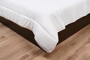 Colcha Bouti para Cama Verano. Colcha cubre cama acolchada reversible Rombos.  Cama 90 - 180 x 260 cm. Color Beige.