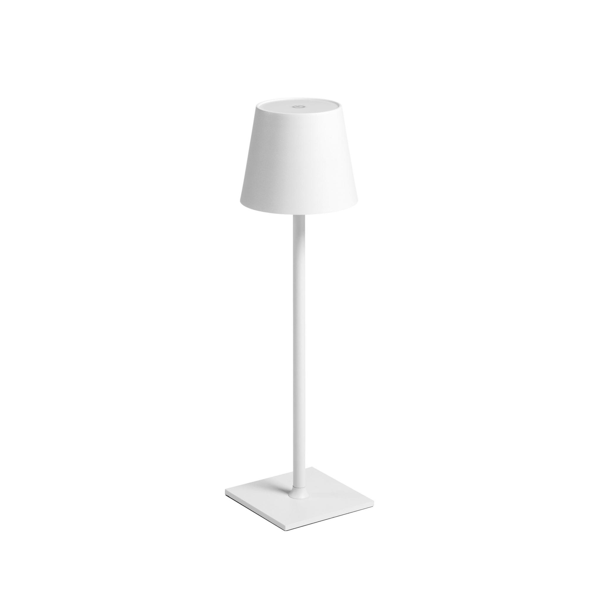 Lámpara de mesa pals blanco 3.5w intensidad y color luz regulable táctil batería