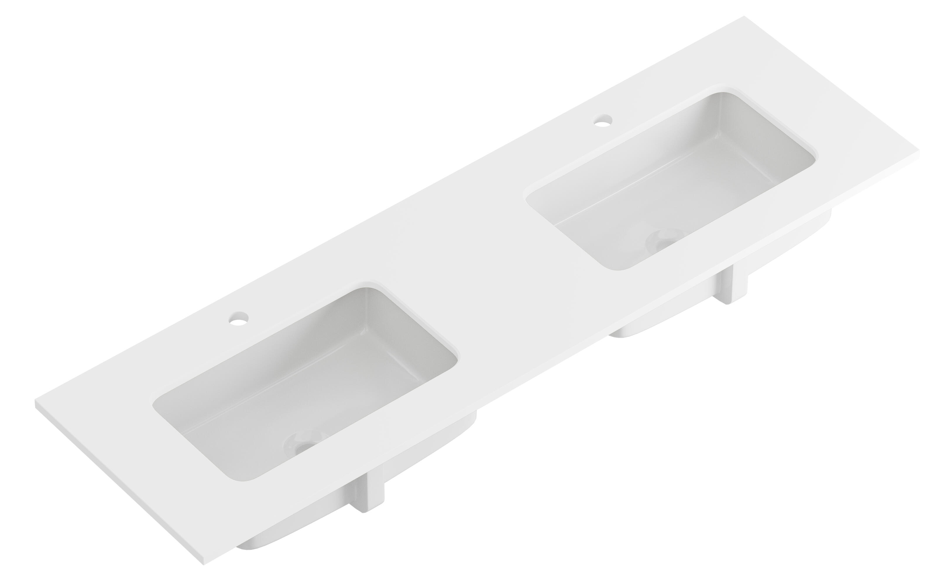 Lavabo suspendido versalles blanco 154x2x46 cm