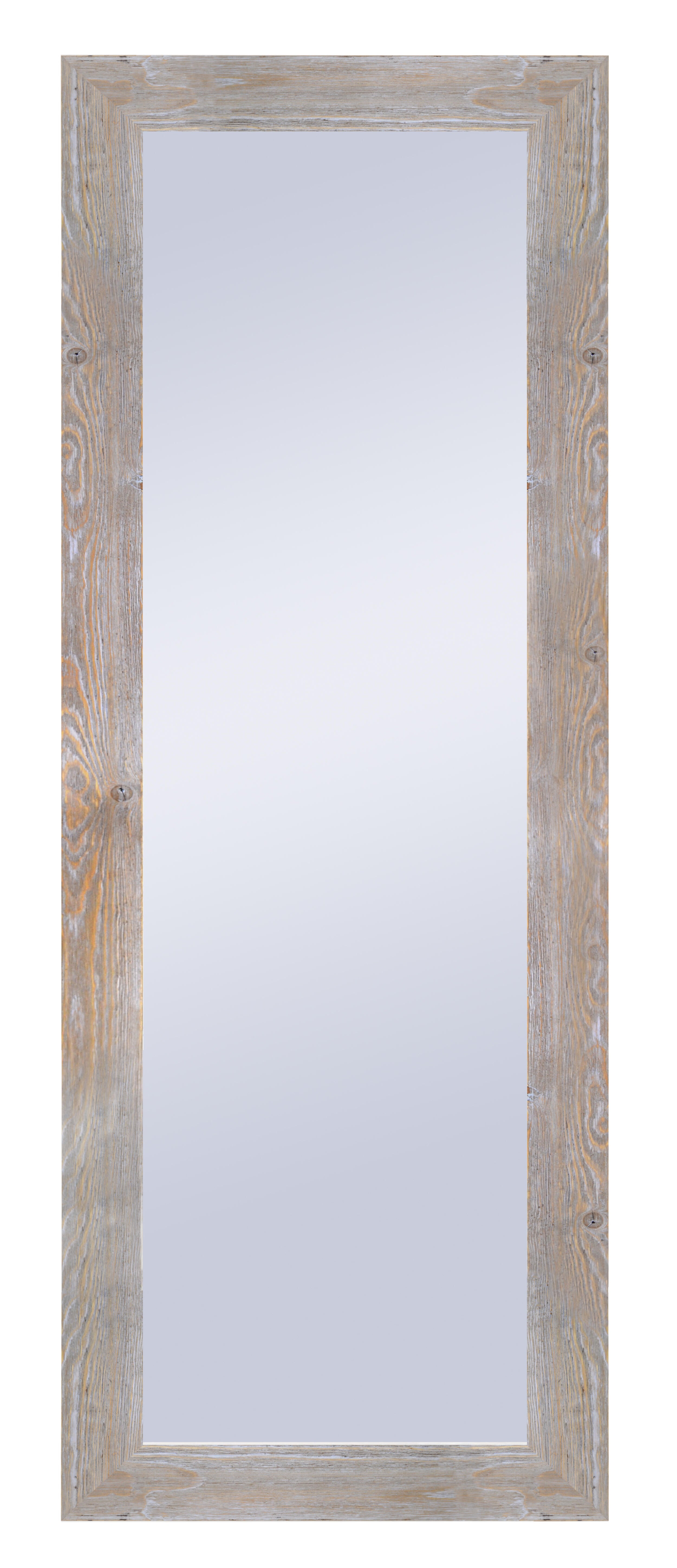 Espejo enmarcado rectangular milford blanco 157 x 57 cm
