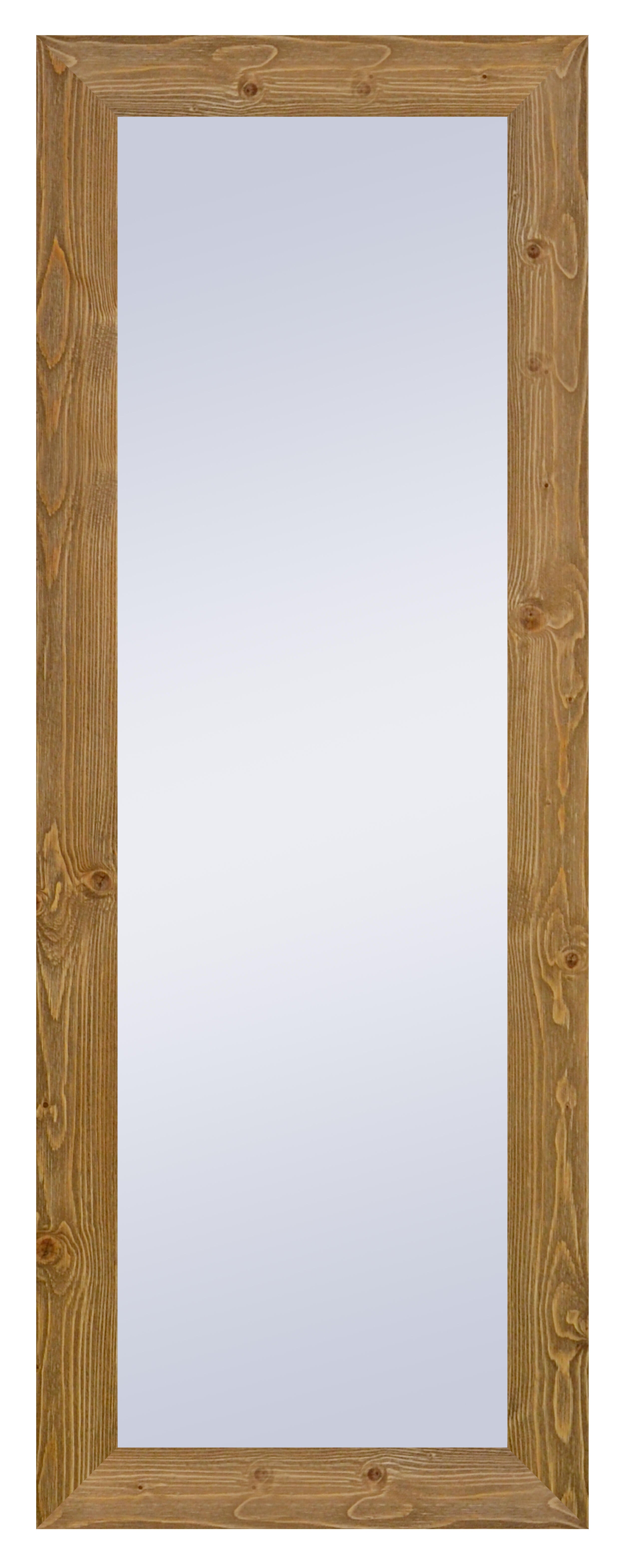 Espejo enmarcado rectangular milford miel 157 x 57 cm