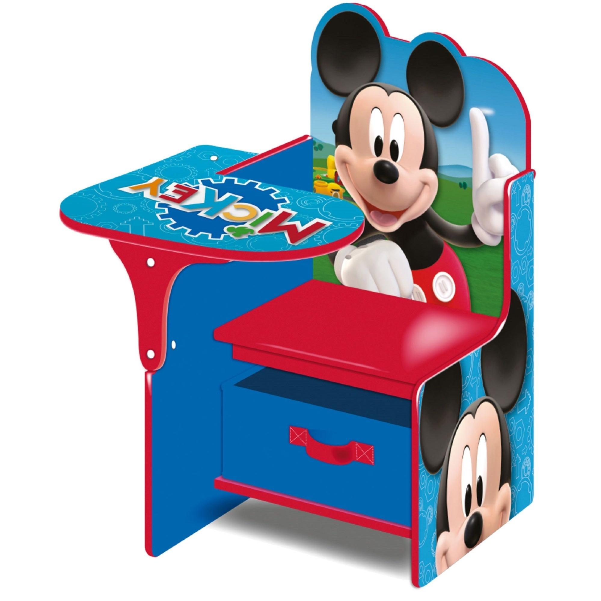 Silla pupitre Mickey Mouse de color azul rojo de 52x60x50cm | Leroy Merlin