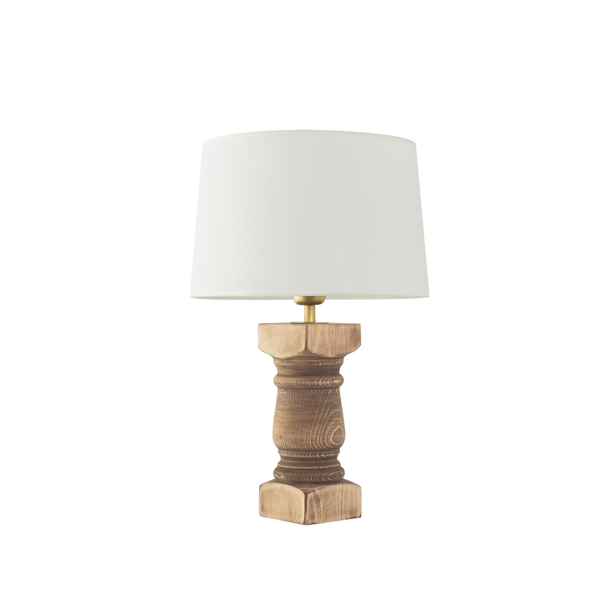 Lámpara de mesa sigrid e27 madera 44 cm de alto