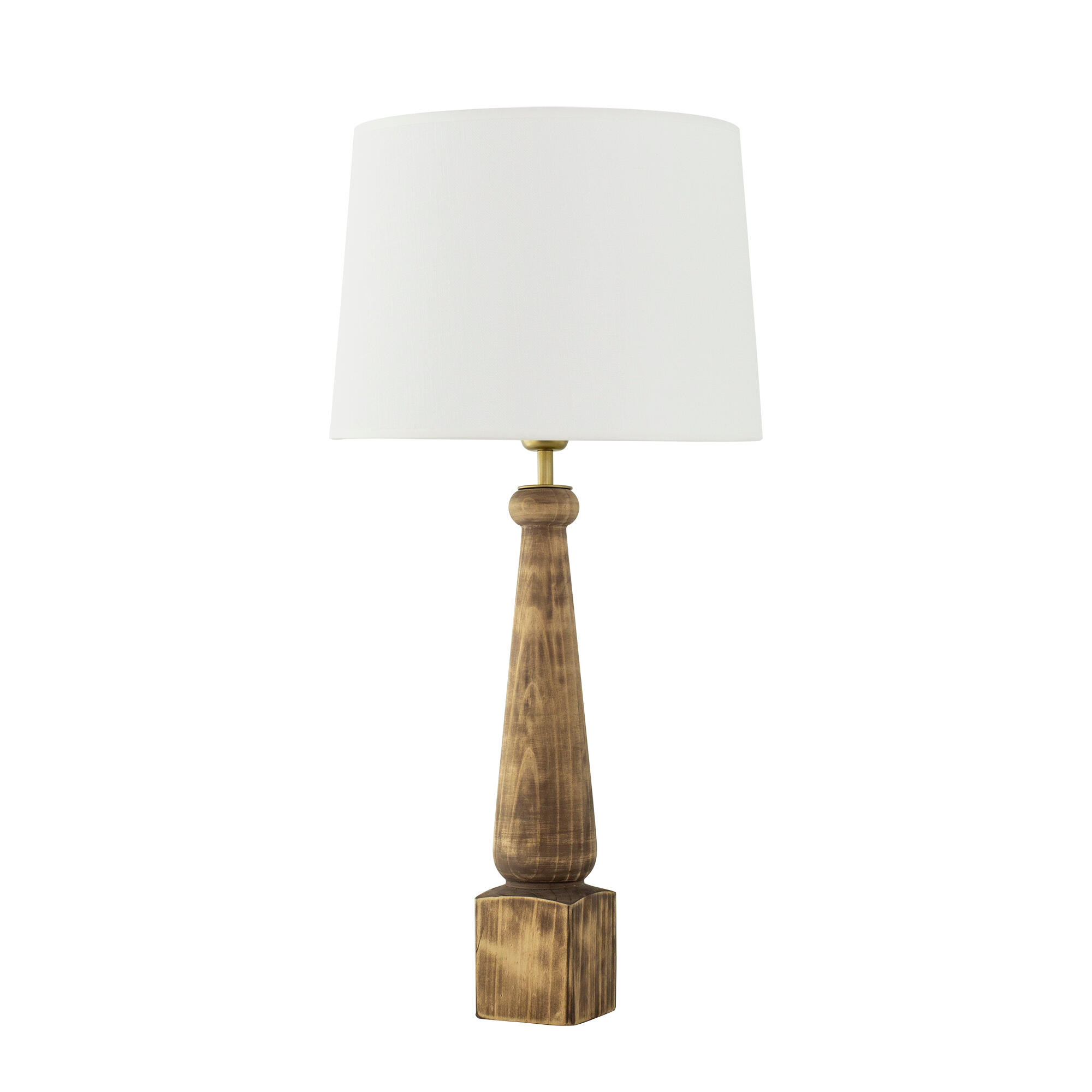 Lámpara de mesa tirsa e27 madera 58 cm de alto