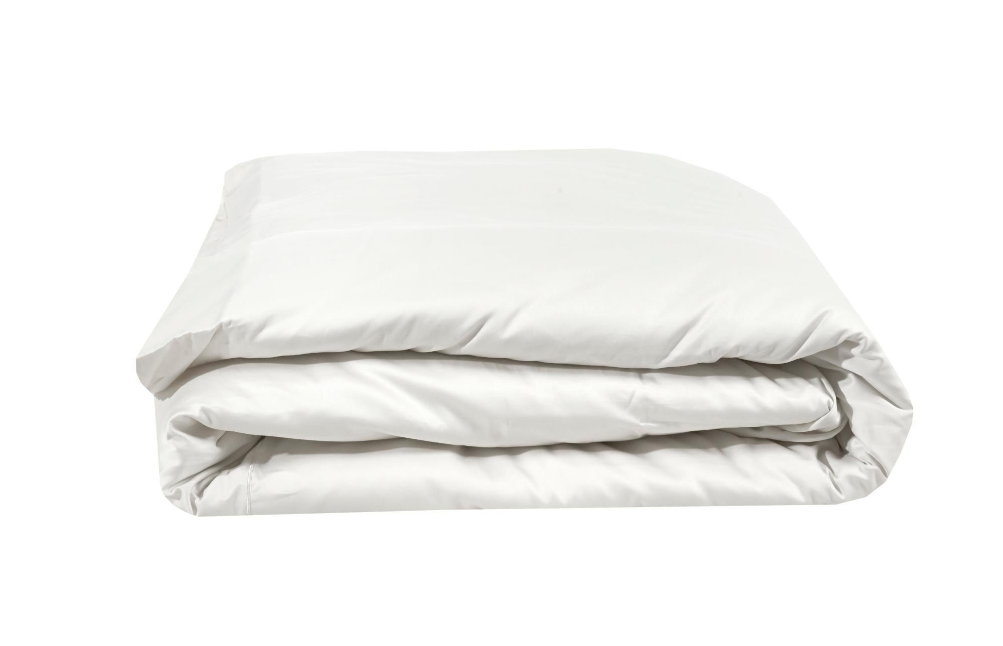 Funda nórdica INSPIRE Bordón algodón egipcio 400 hilos blanco cama de ...