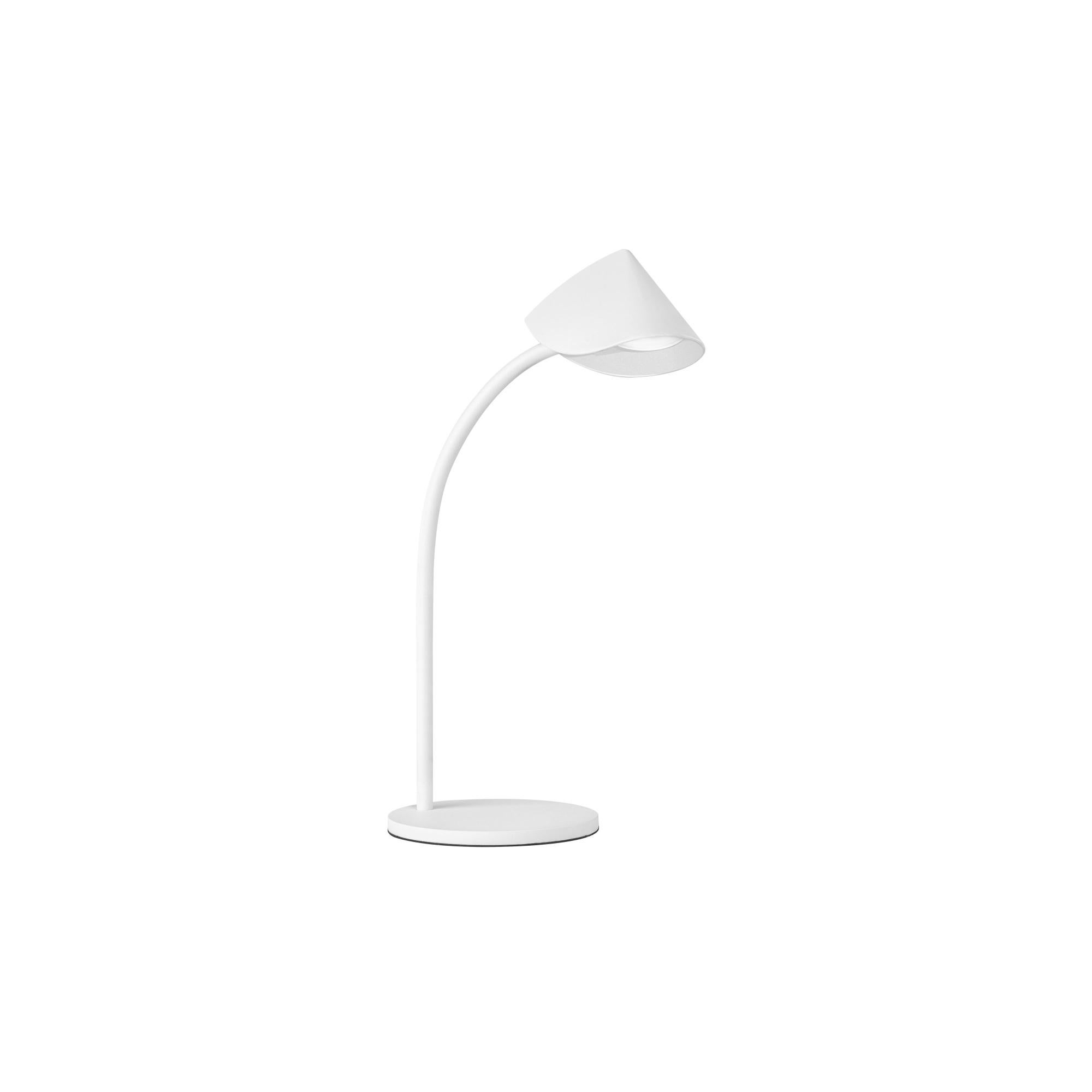 Lámpara de mesa capuccina blanco mantra blanco cálido 44 cm alto
