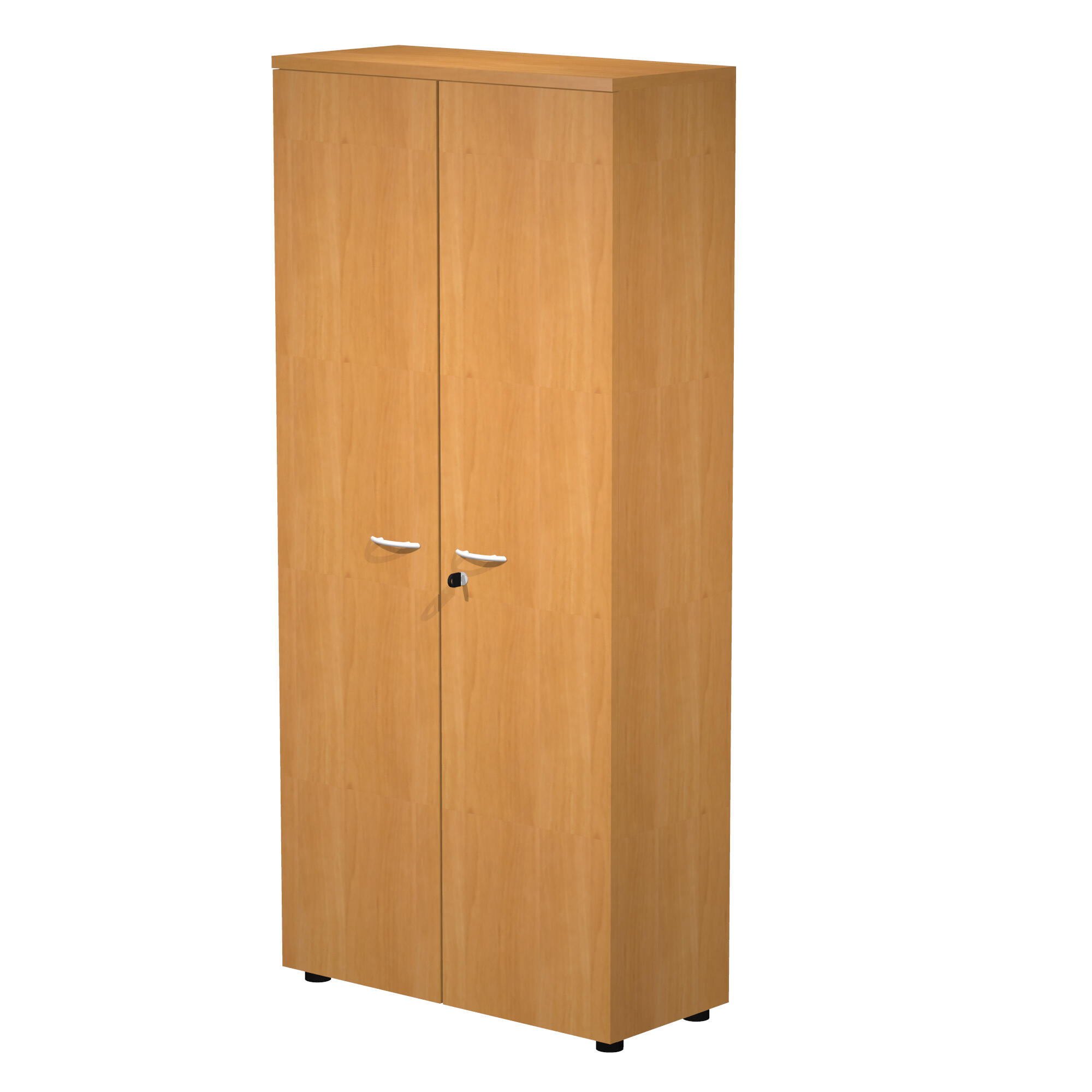 Armario alto de madera presto color haya con 2 puertas de 180x80x35 cm de la marca Sin marca