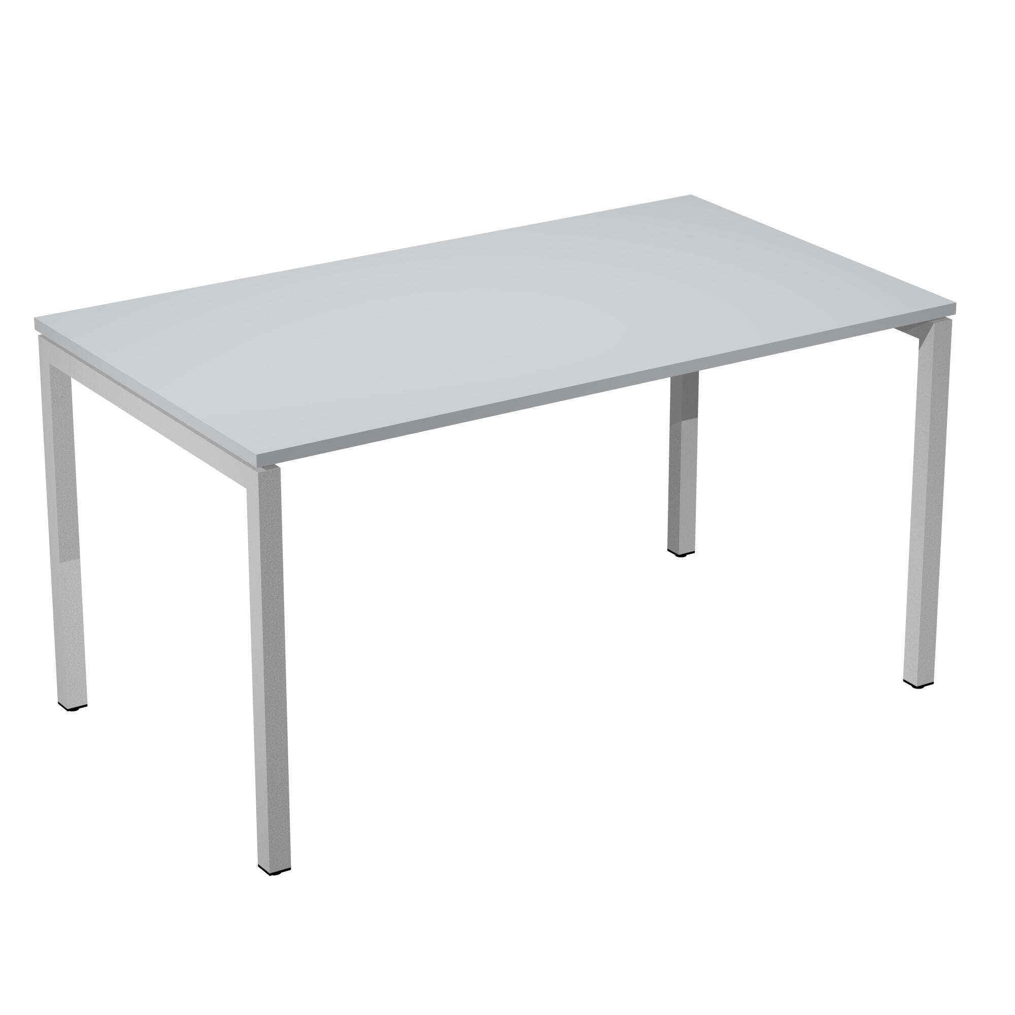 Mesa de escritorio venere de madera color gris de 72x160x80cm