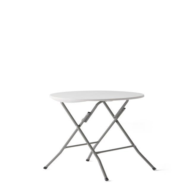 Mesa de plástico plegable Catering blanca de 200x74x74 cm