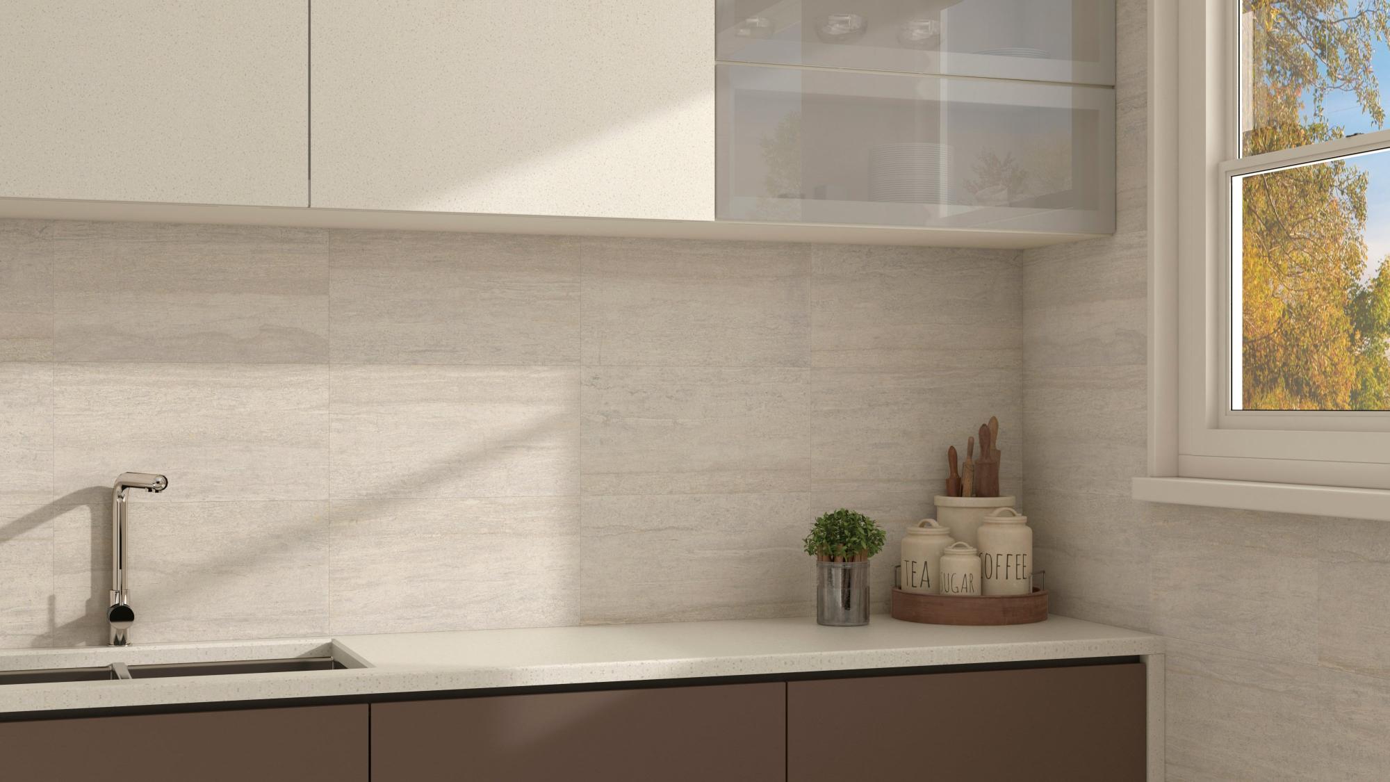 Azulejo Sunset 60x20 cm ivory Leroy Merlin