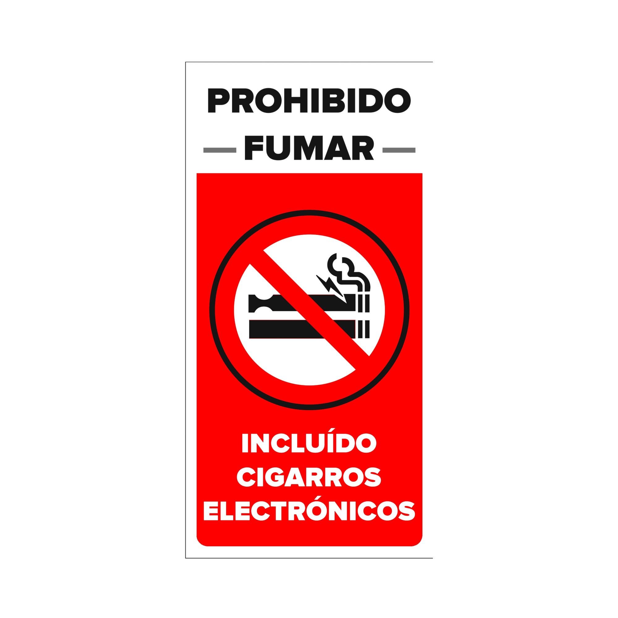 Cartel De Señalización: Prohibido Fumar