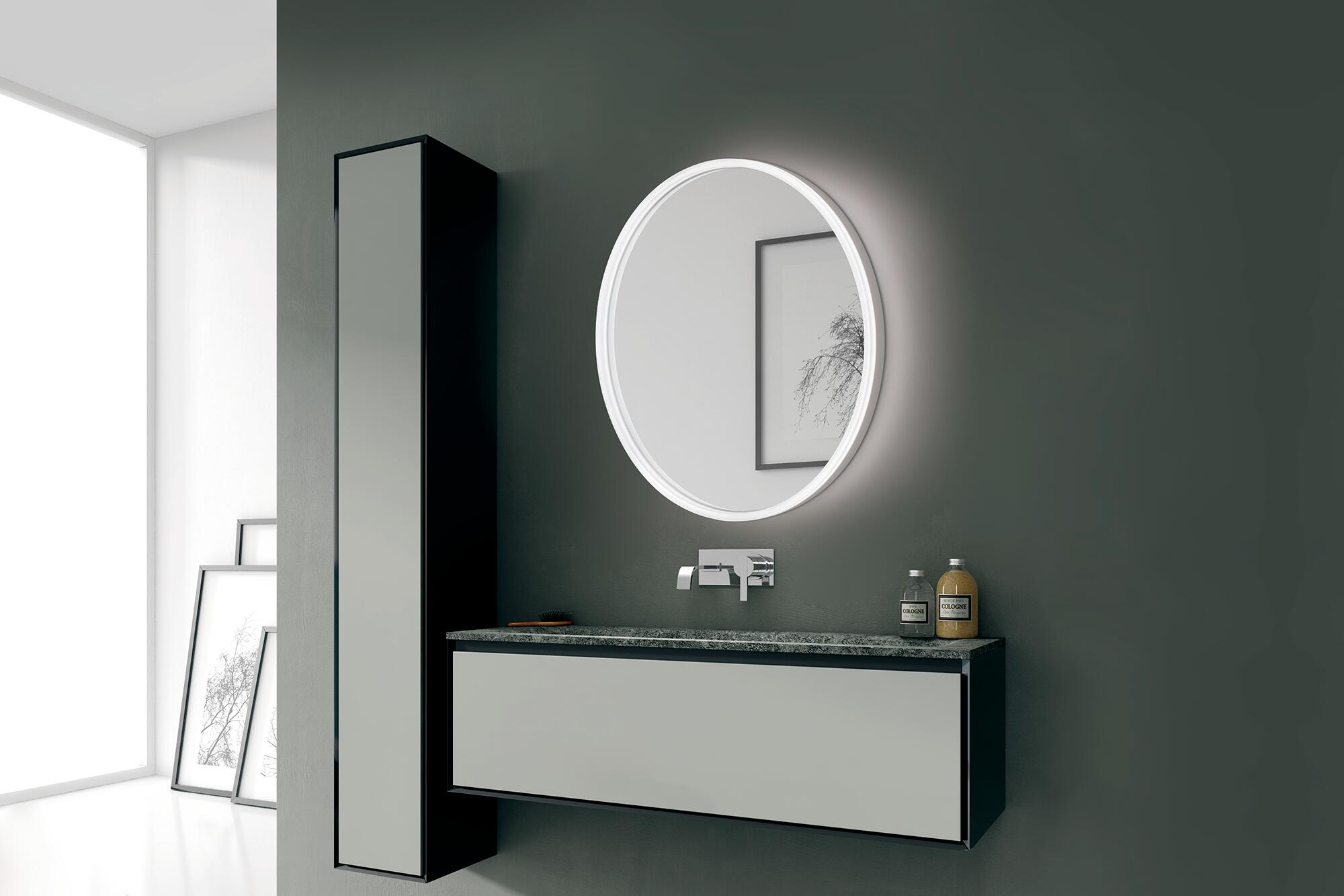 ESPEJO LED CLIFFORD 80X80 - Reformas Factory Baño