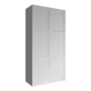 Armario ropero puerta corredera Spaceo home Lucerna Blanco 120x240x60cm