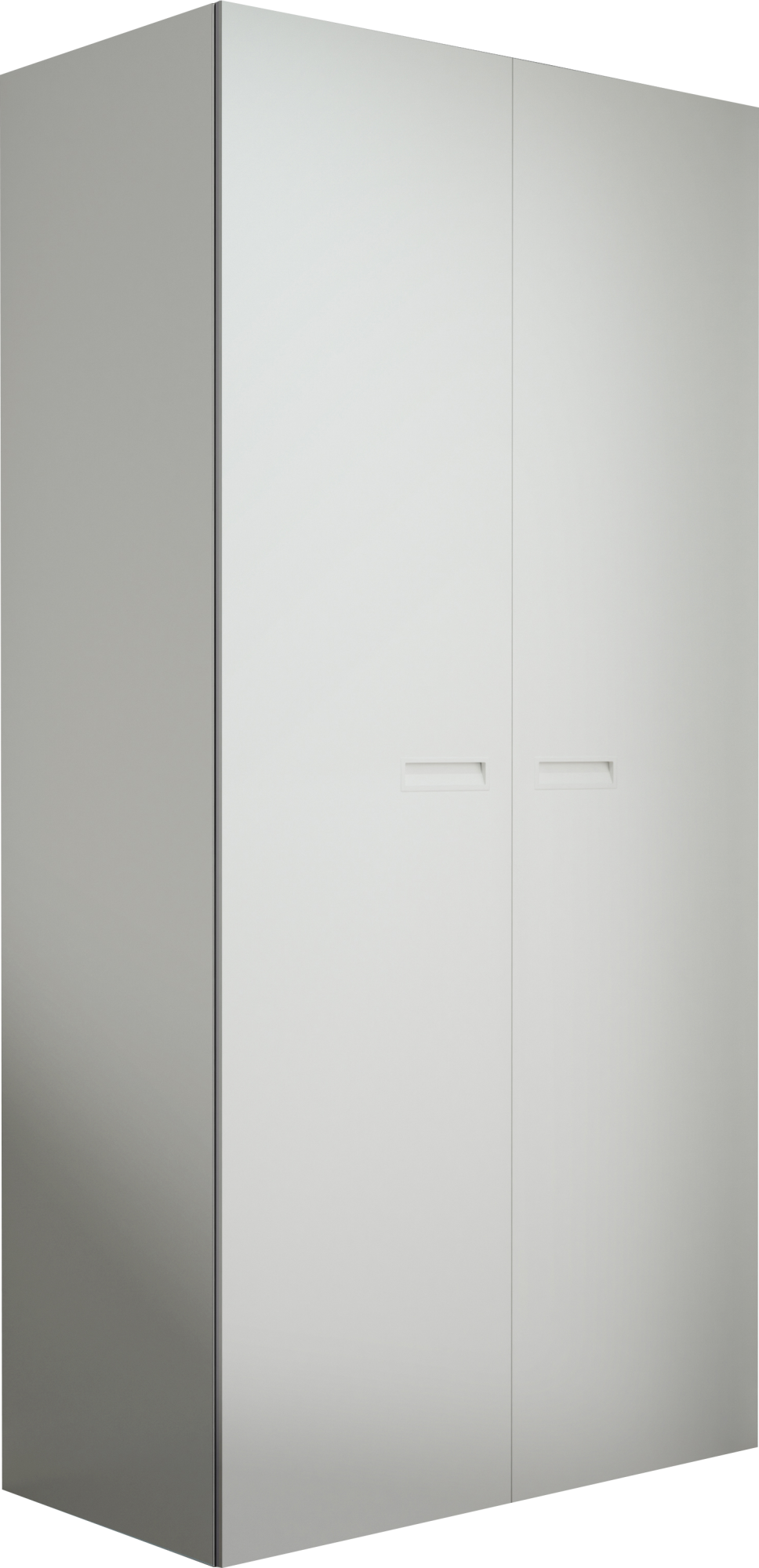 Armario ropero puerta abatible spaceo home tokyo blanco 240x120x60cm