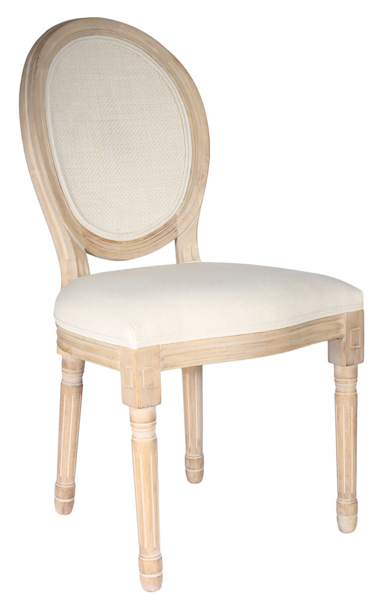 Set 4 sillas de comedor plegable Fang color beige