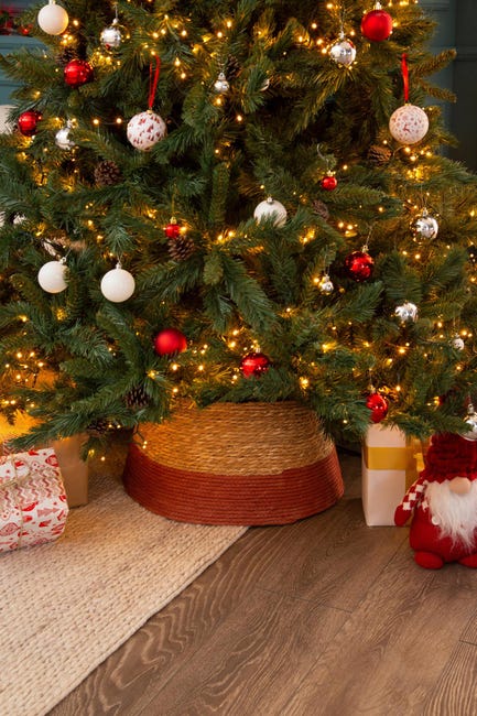 Pisoteando junio maximizar Base para árbol de Navidad de fibra roja 50x26 cm | Leroy Merlin
