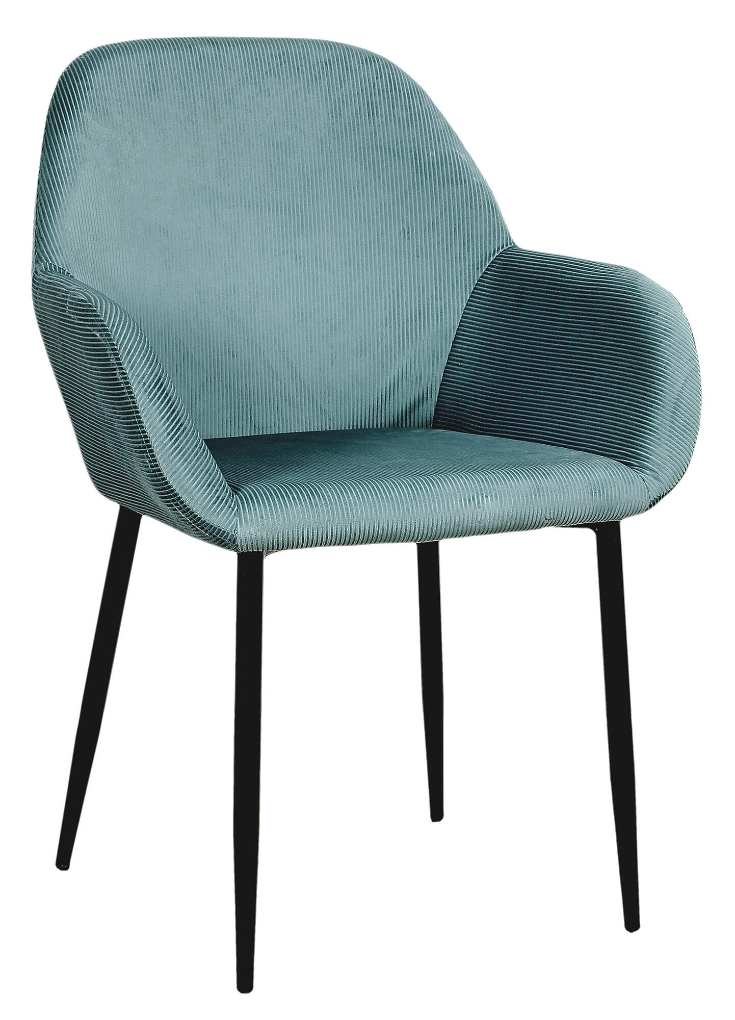 Set de 2 sillas de comedor giulia de madera color azul de 85x55,7x59cm