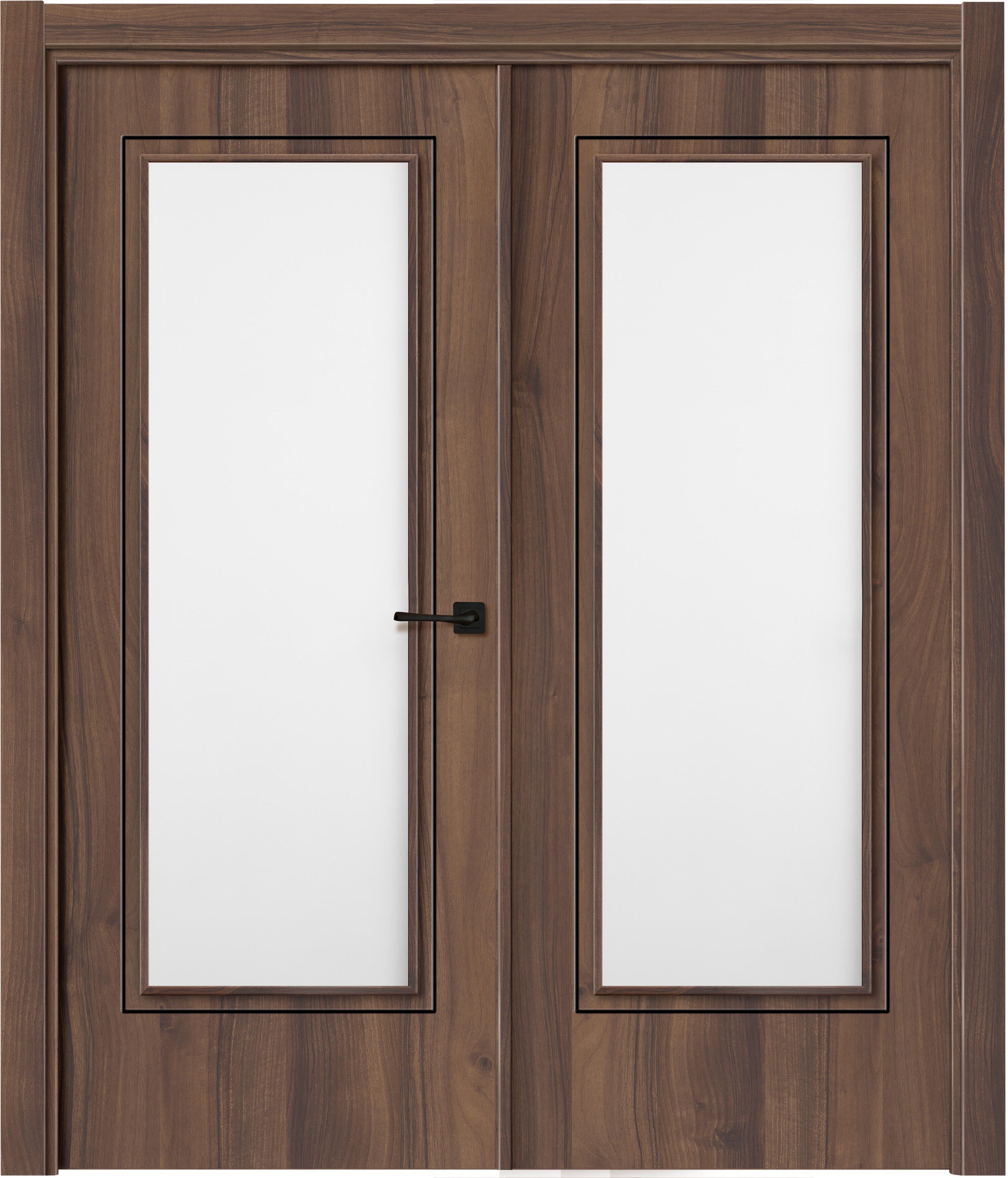 Puerta tacoma plus nogal apertura izquierda con cristal de 9x145 cm de la marca ARTENS