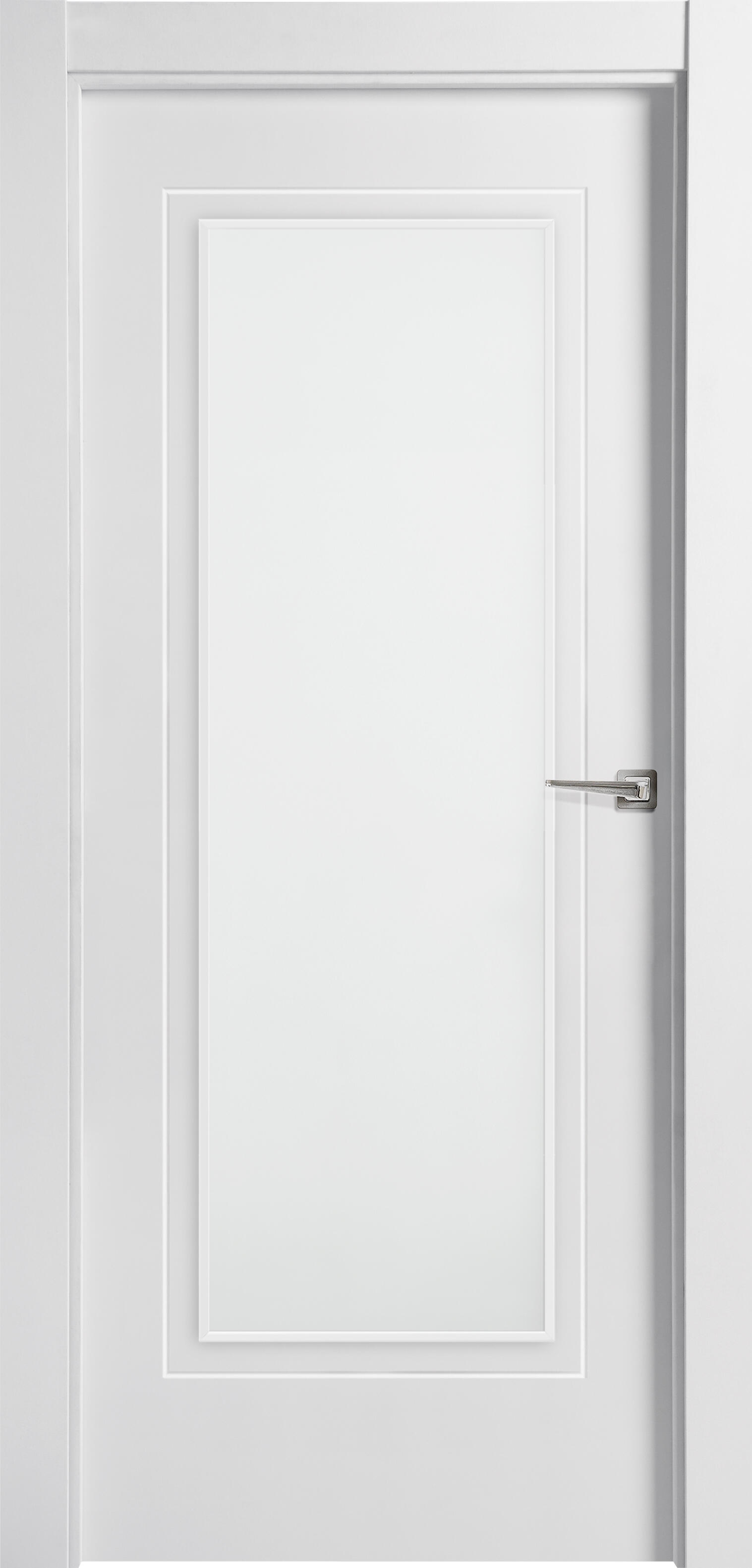 Puerta miramar blanco de apertura izquierda con cristal 9x92.5 cm