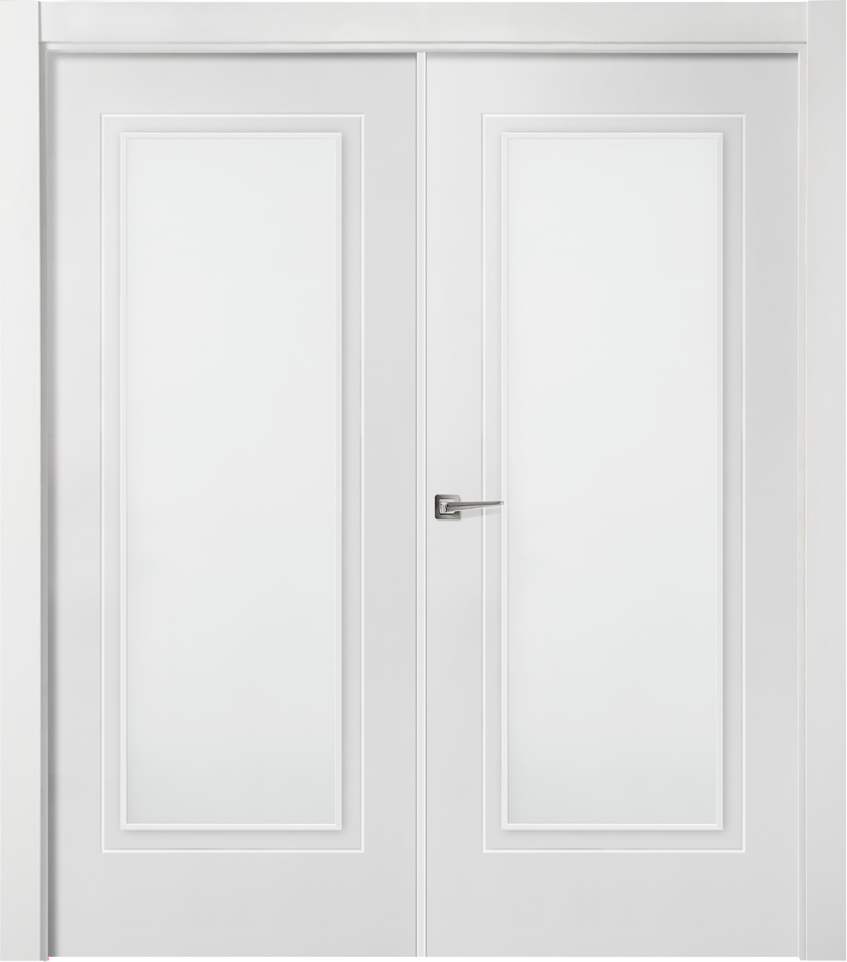 Puerta miramar blanco de apertura derecha con cristal 9x125 cm