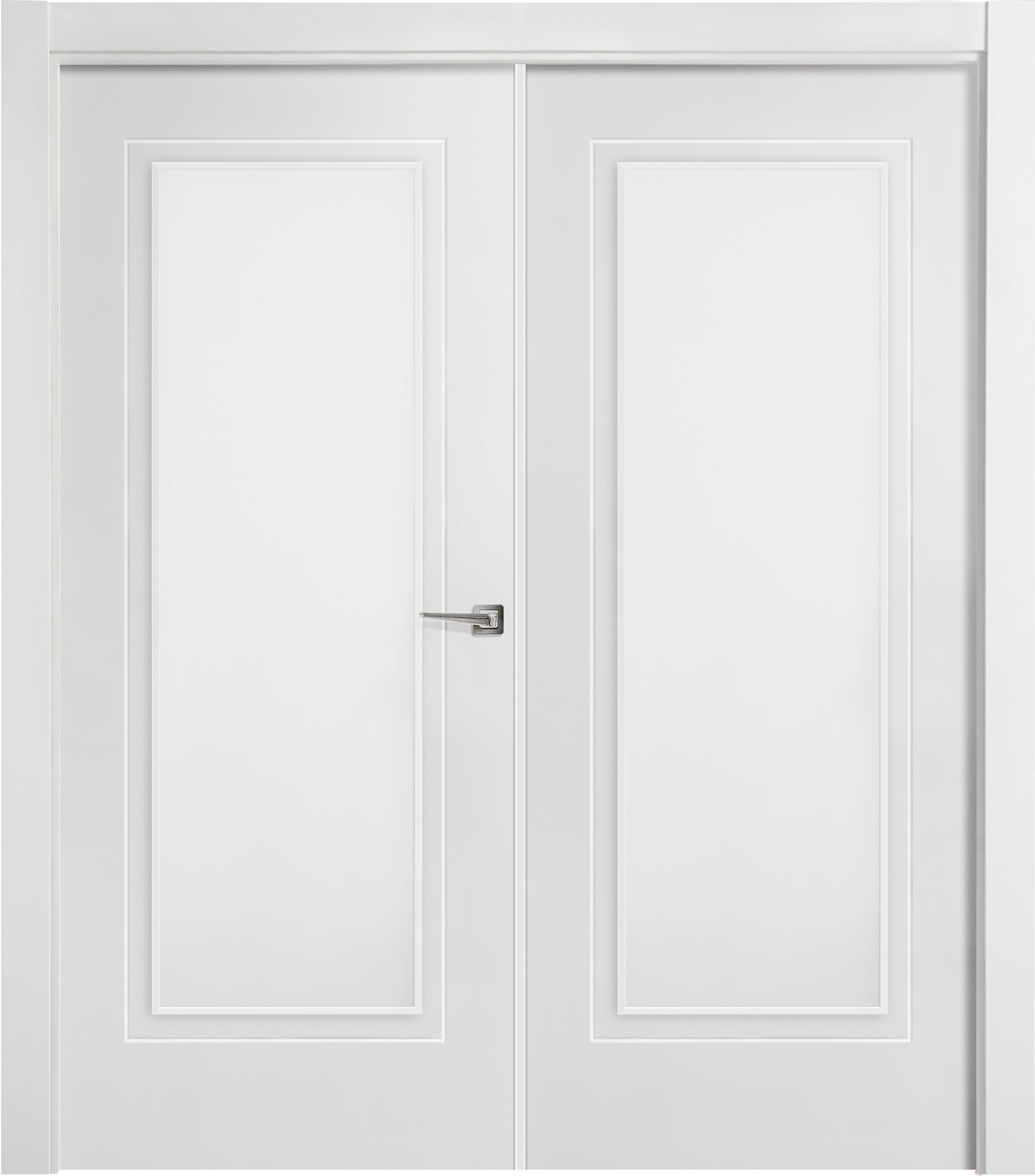 Puerta miramar blanco de apertura izquierda con cristal 9x125 cm