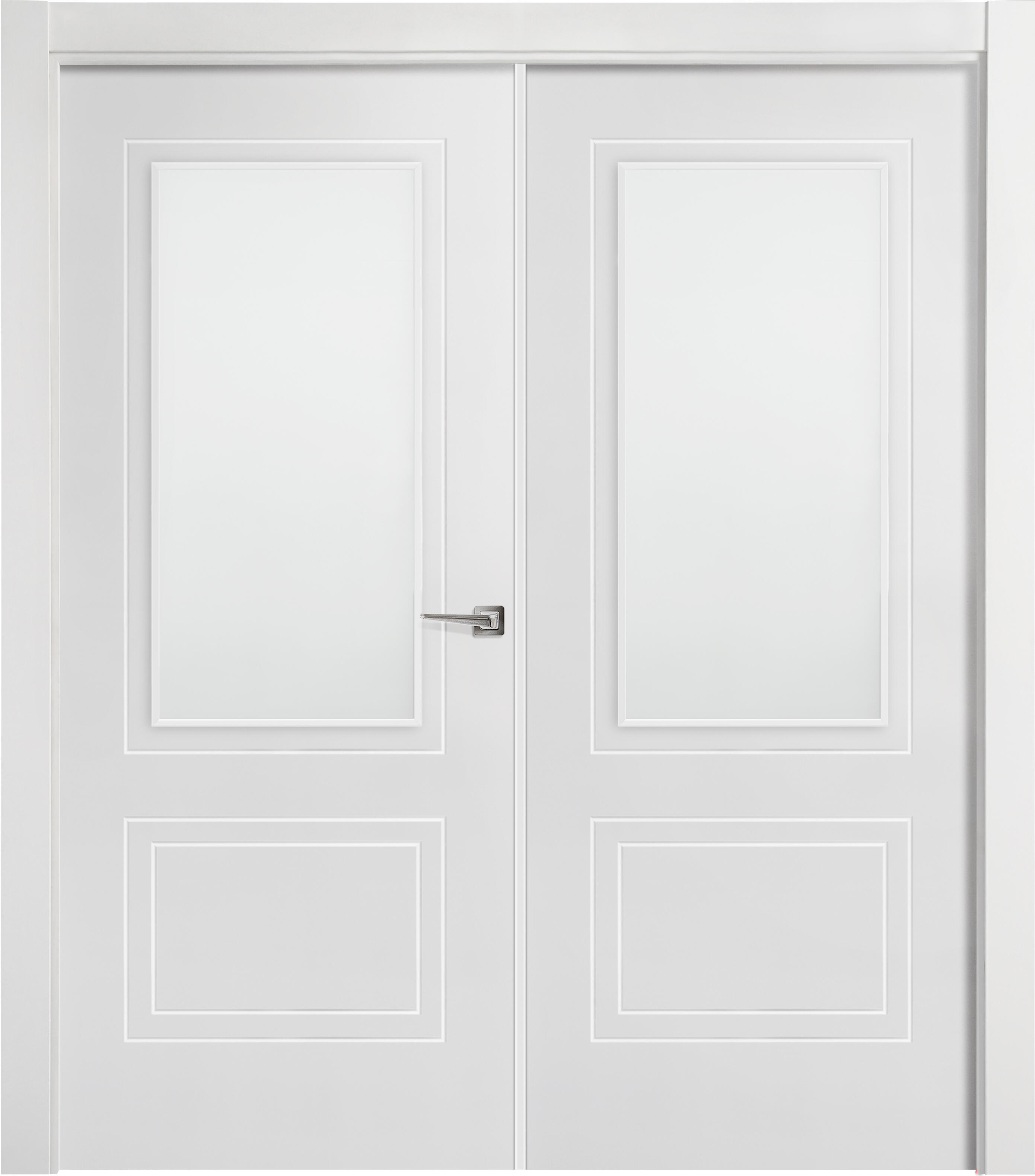 Puerta boston blanco de apertura izquierdacon cristal 11x 125 cm