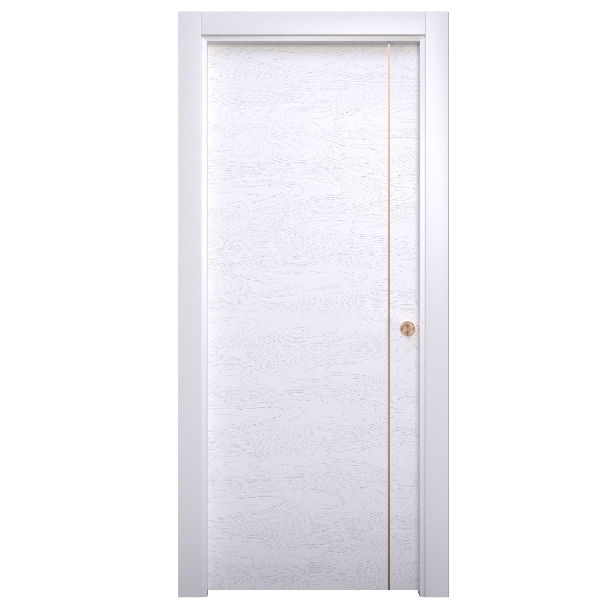 Puerta corredera mencía premium blanco-oro de 62 5 cm de la marca CASTALLA