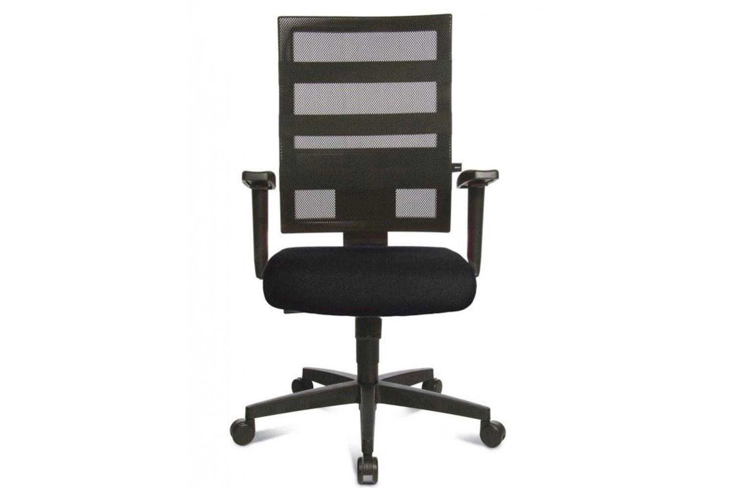 Silla de escritorio versa color negro con ruedas de 119x48x48cm