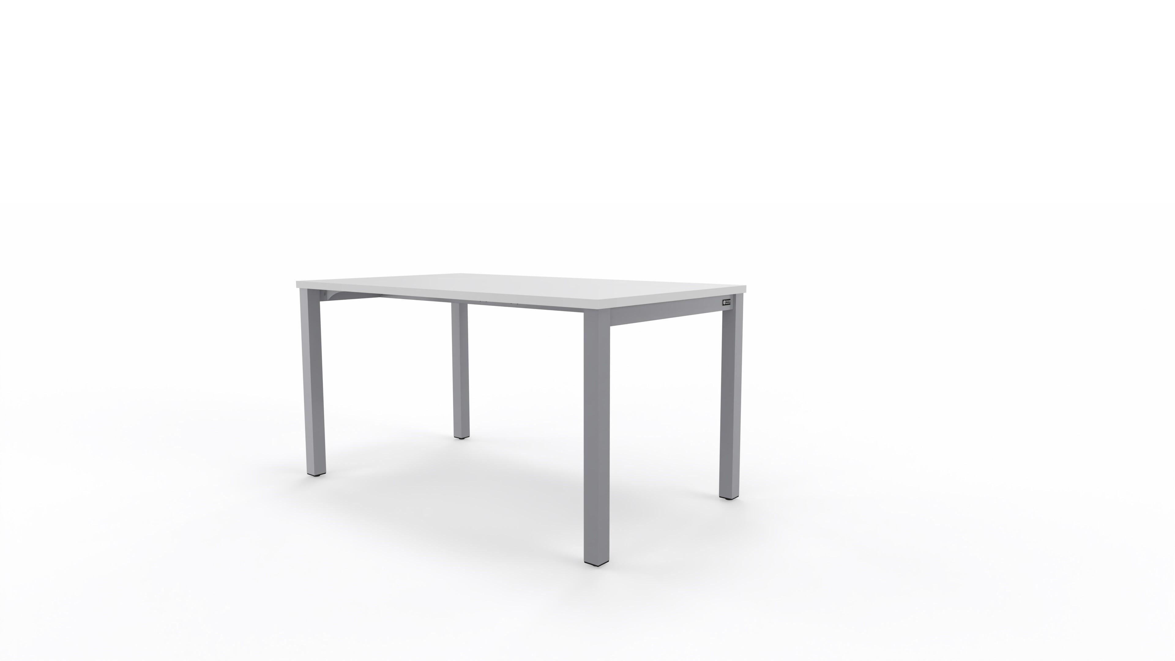 Mesa de escritorio de melamina nova plus blanco de 74x120x80cm
