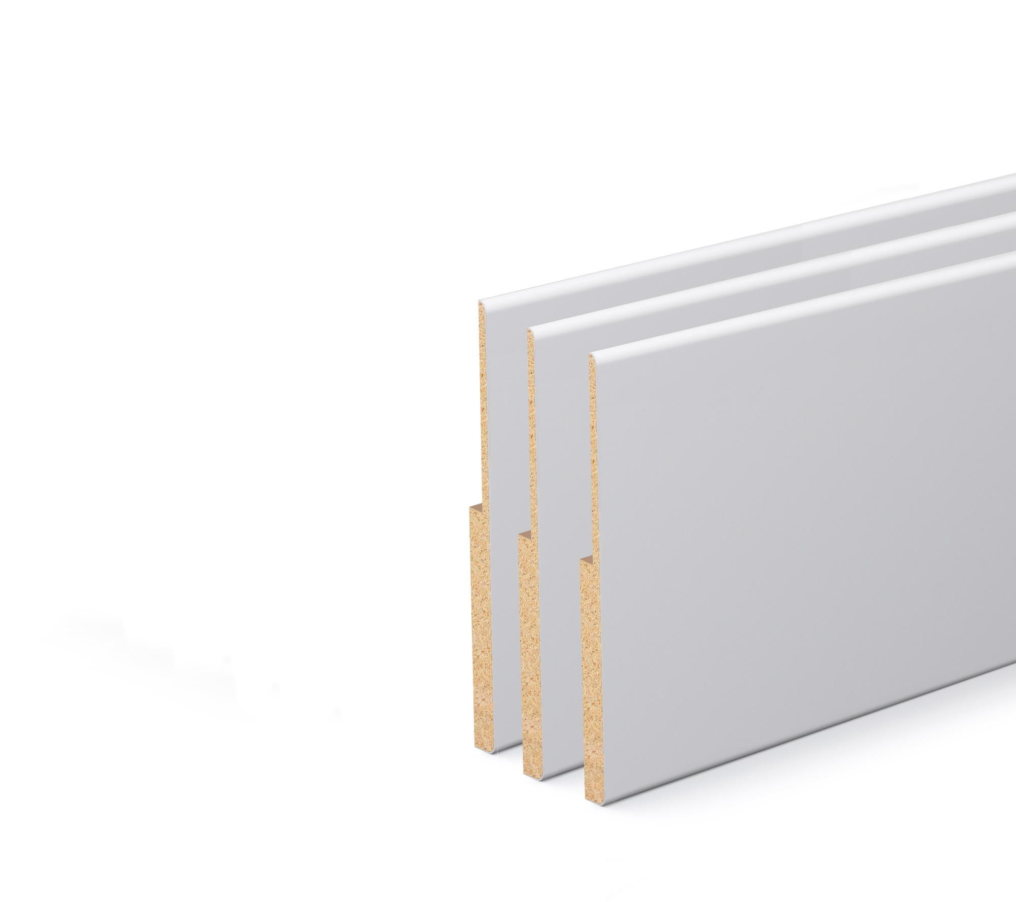 Moldura extensora de puerta de mdf de 117x10 mm de la marca Sin marca