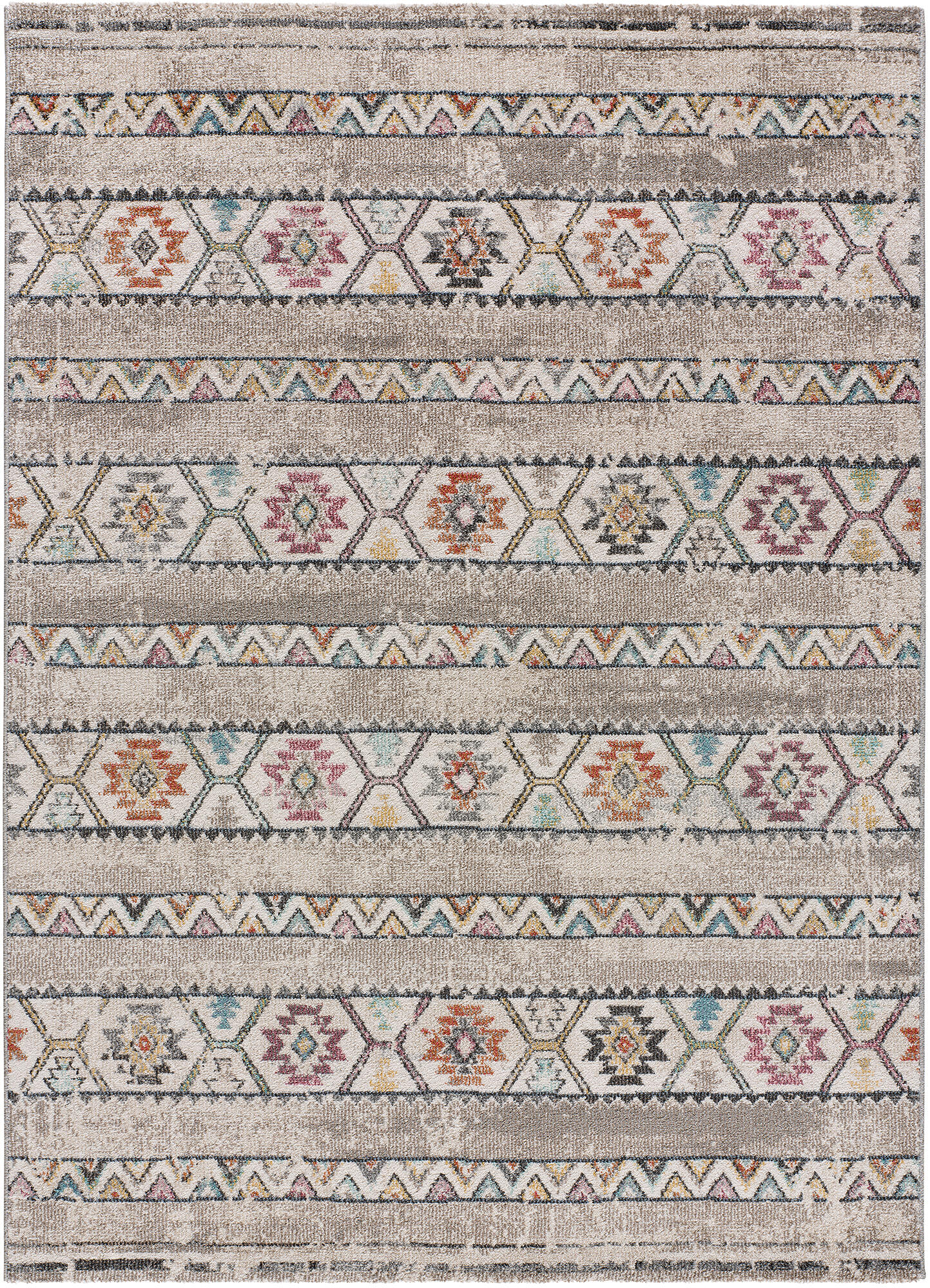 Alfombra polipropileno balaki 54527 multicolor 120x170cm