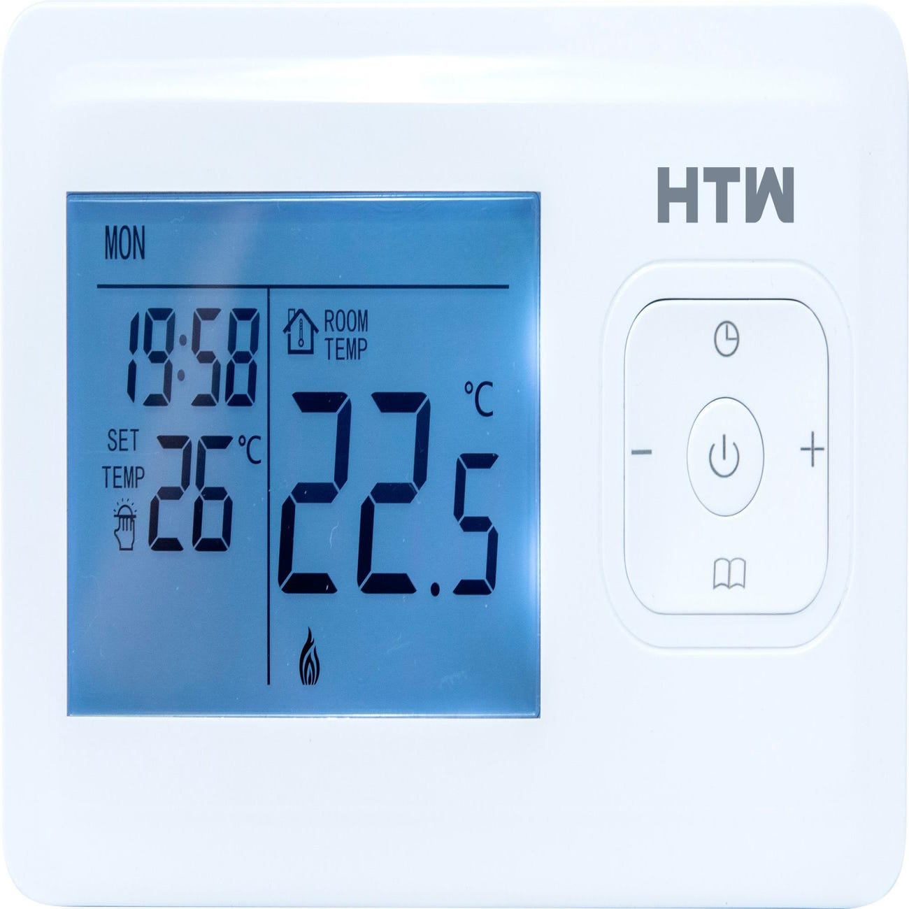 Termostato WiFi inteligente SPC VESTA THERMOSTAT para caldera de gas,  manejo por app, compatible Alexa/Google, de pared - Blanco