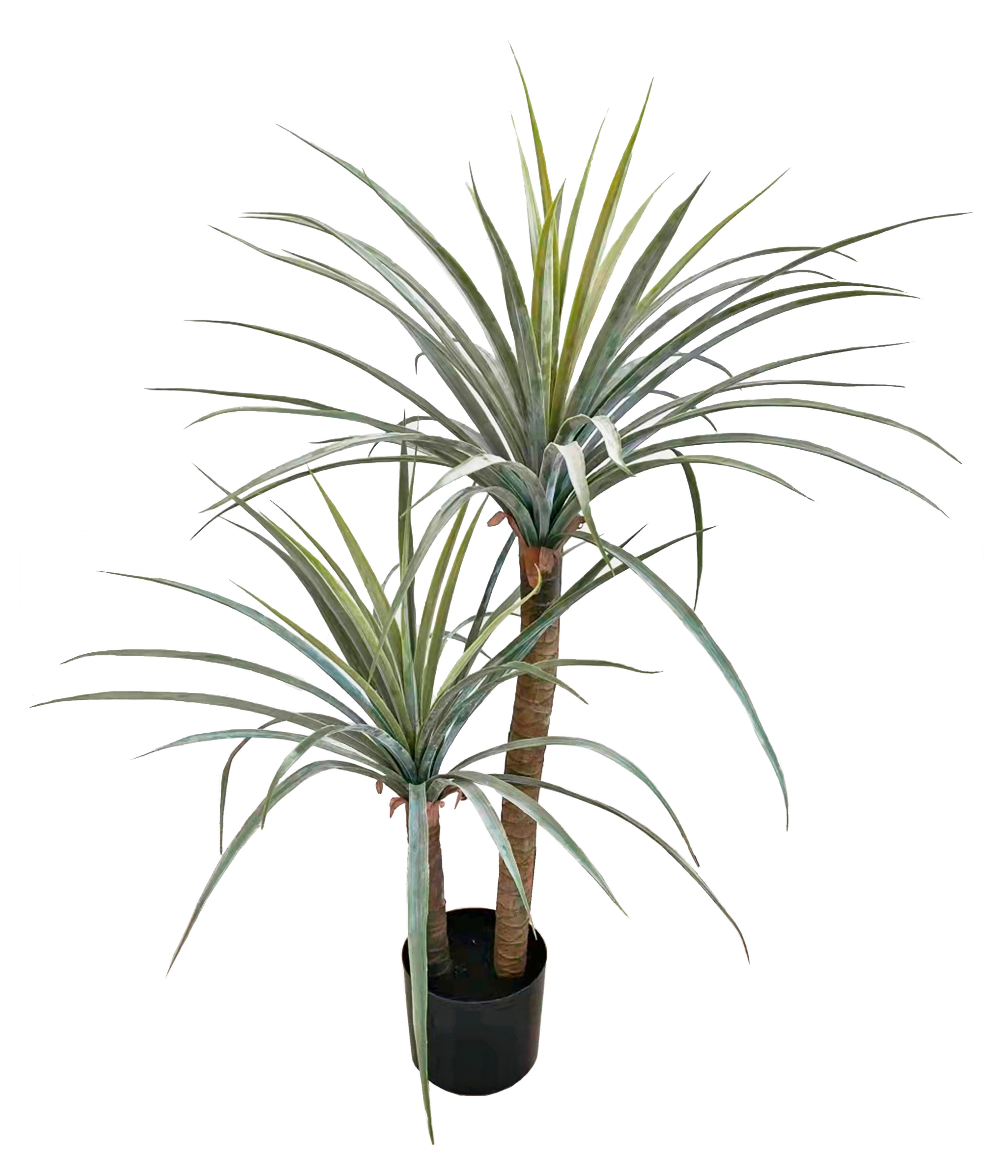 Planta artificial yuca vertical de 110 cm de altura en maceta de 20 cm