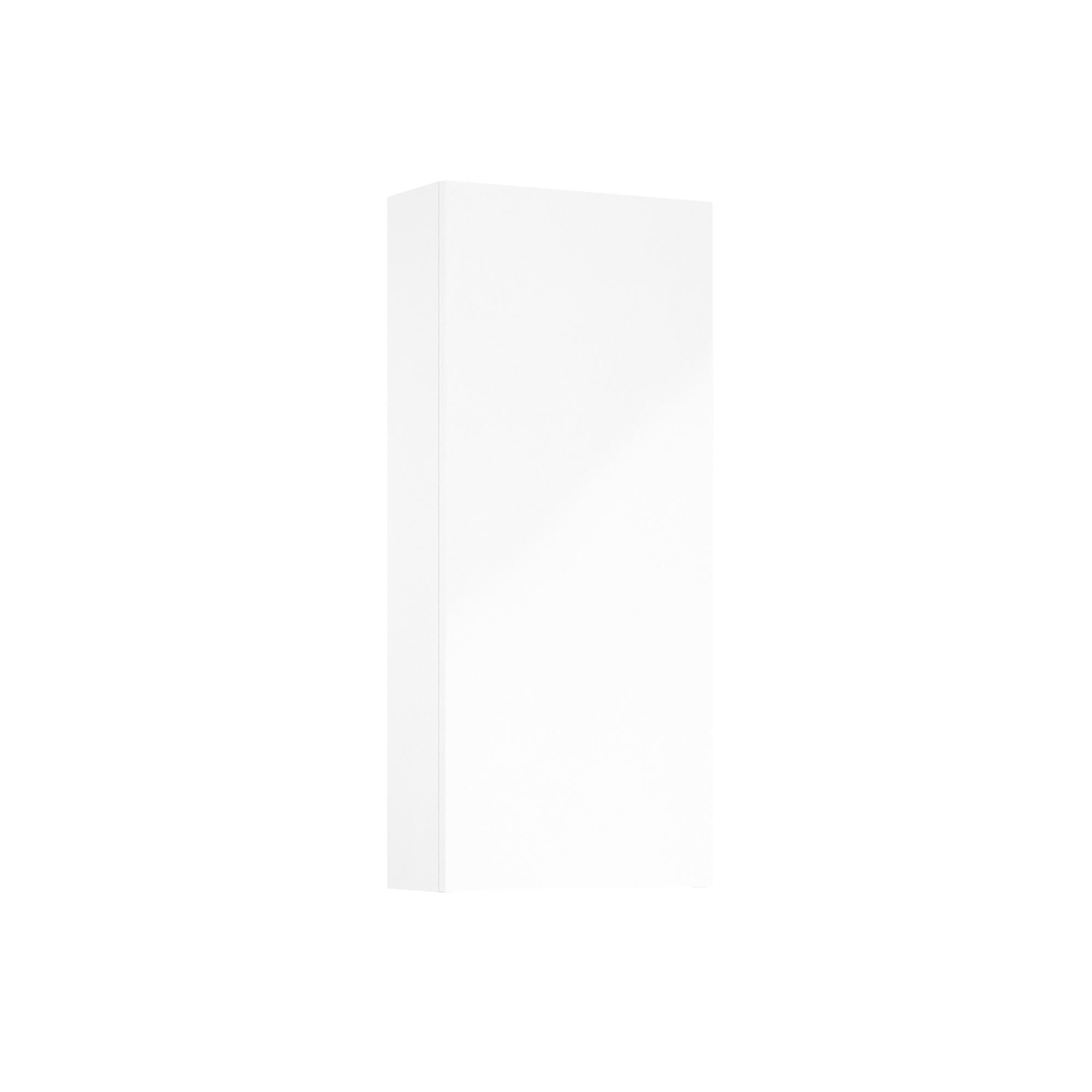 Armario de baño alfa life blanco brillo 35x80x15 cm