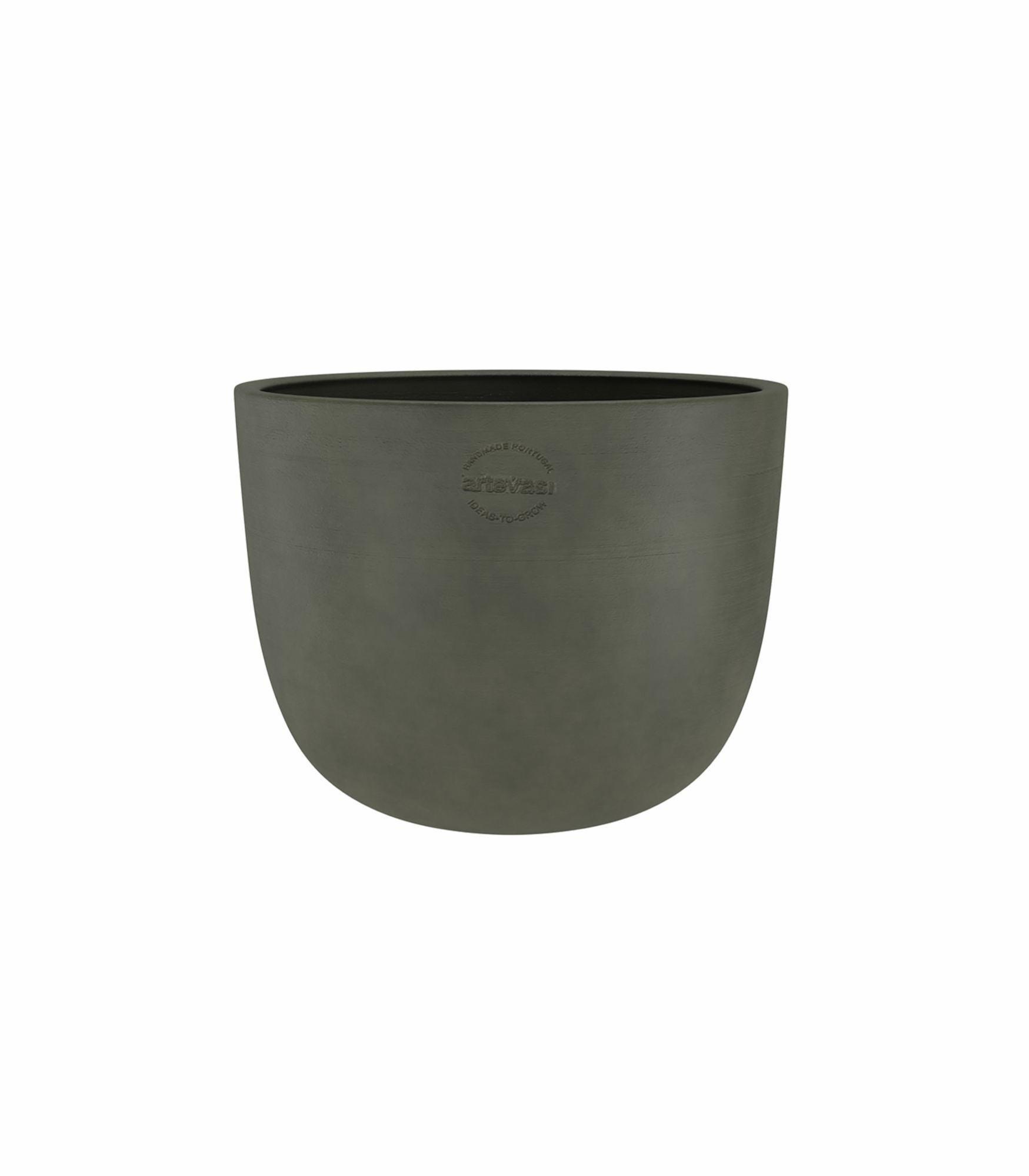 Maceta de arcilla cocida urania verde de ø 26 cm de la marca ARTEVASI