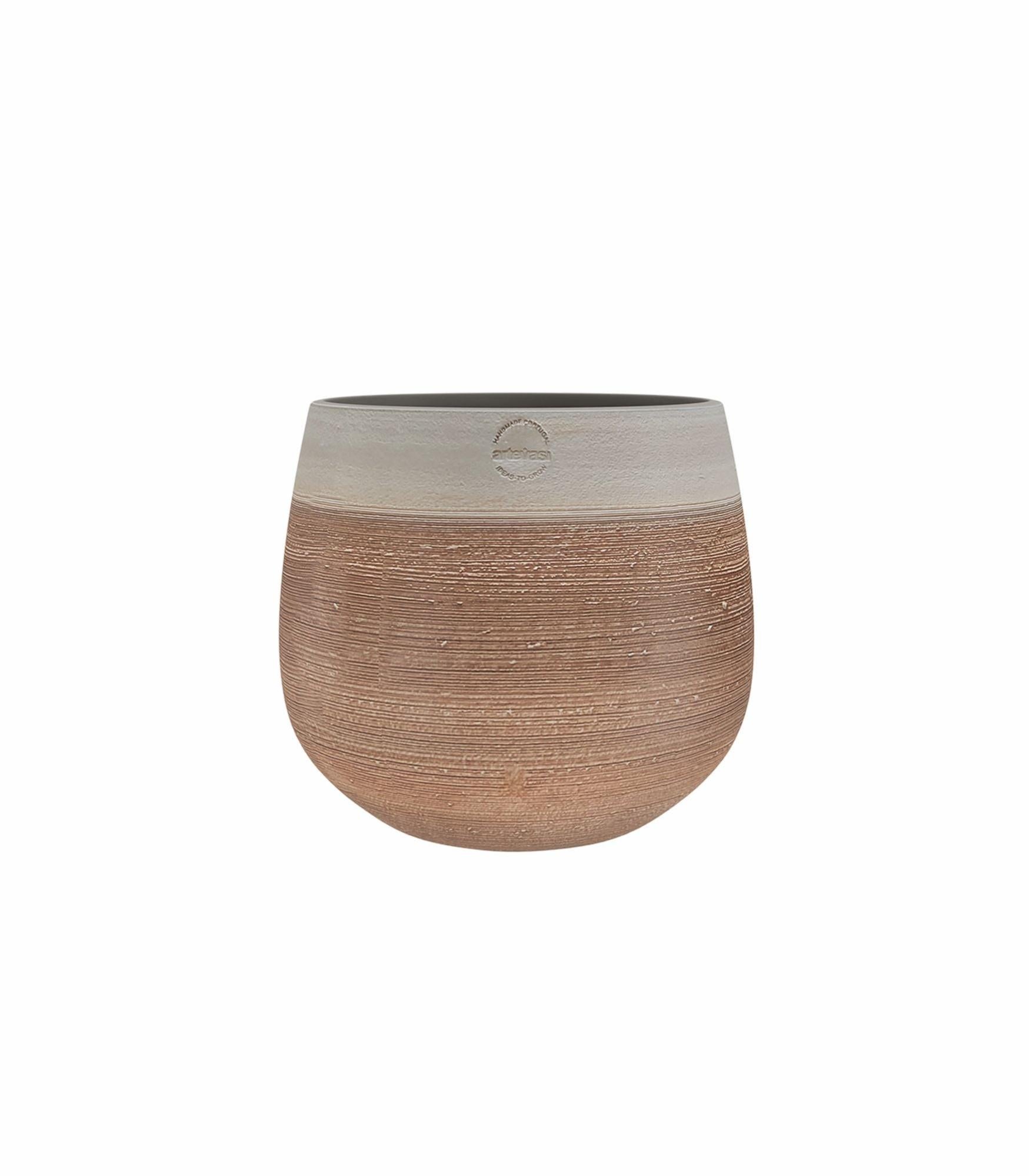 Maceta de arcilla cocida antheia marrón de ø 26 cm de la marca ARTEVASI