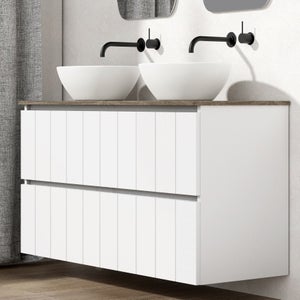 Mueble de Baño Blanco 150 cm Lavabo Incluido - Cecily