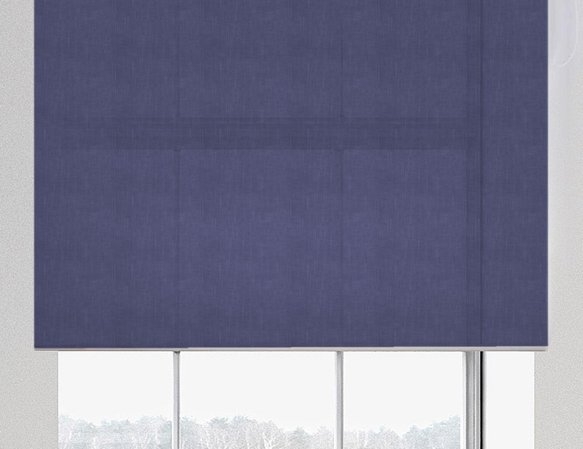 Estor Enrollable Opaco Marino 40x230 Cm Tela Ancho 35,7 Cm | Leroy Merlin