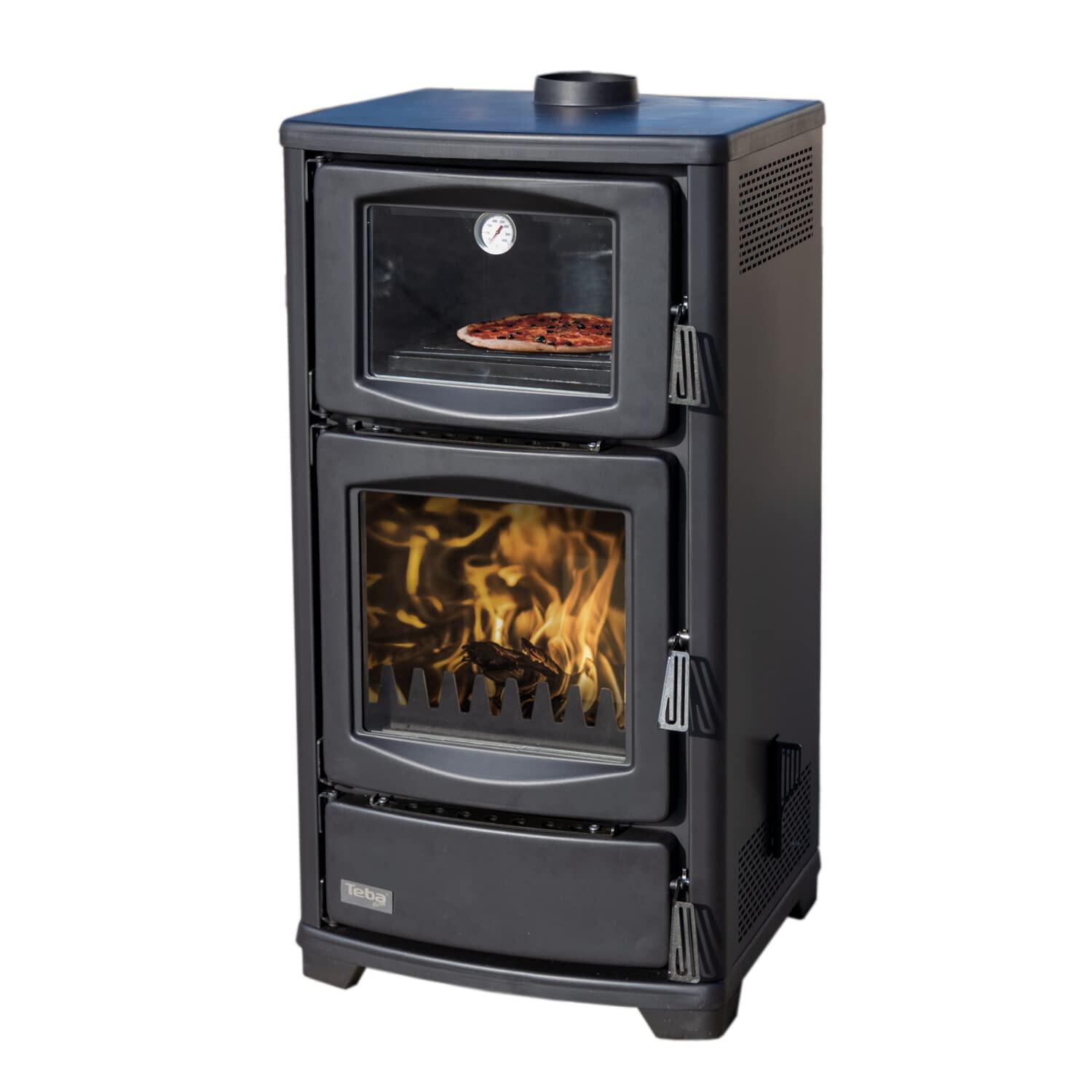 Estufa De Leña Eider Biomasa Cookfire Horno Eco New De 9.7 Kw - Barchile